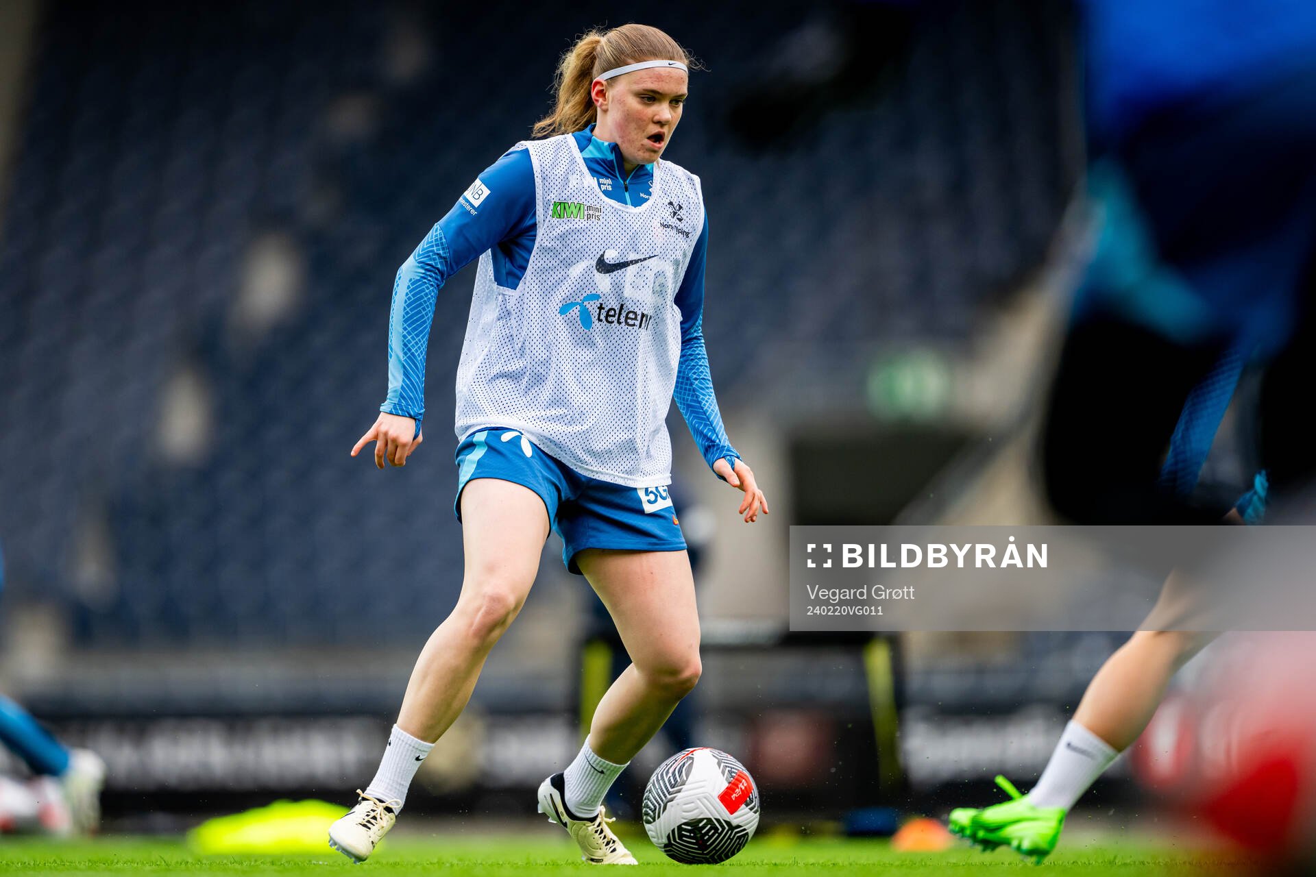 Signe Gaupset of the Norwegian women's national football