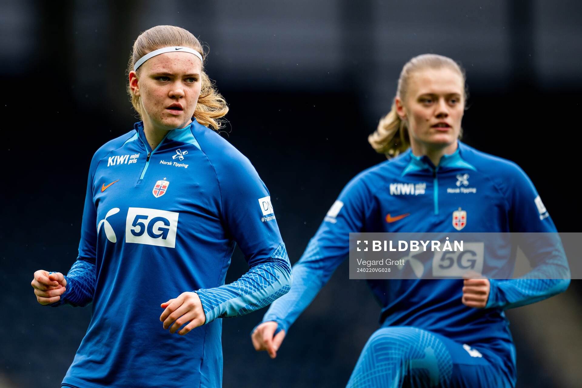 Signe Gaupset of the Norwegian women's national football