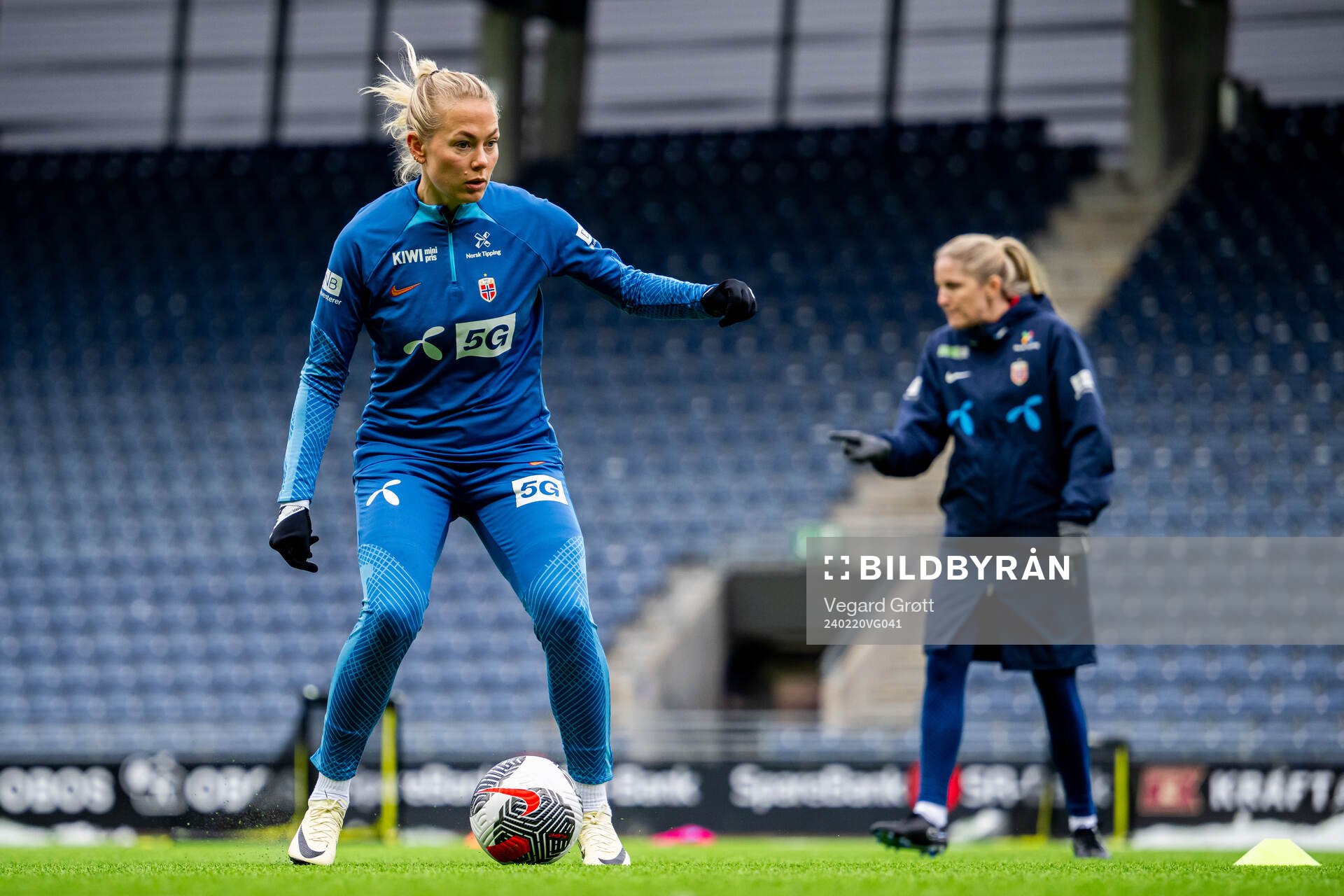 Guro Bergsvand of the Norwegian women's national football