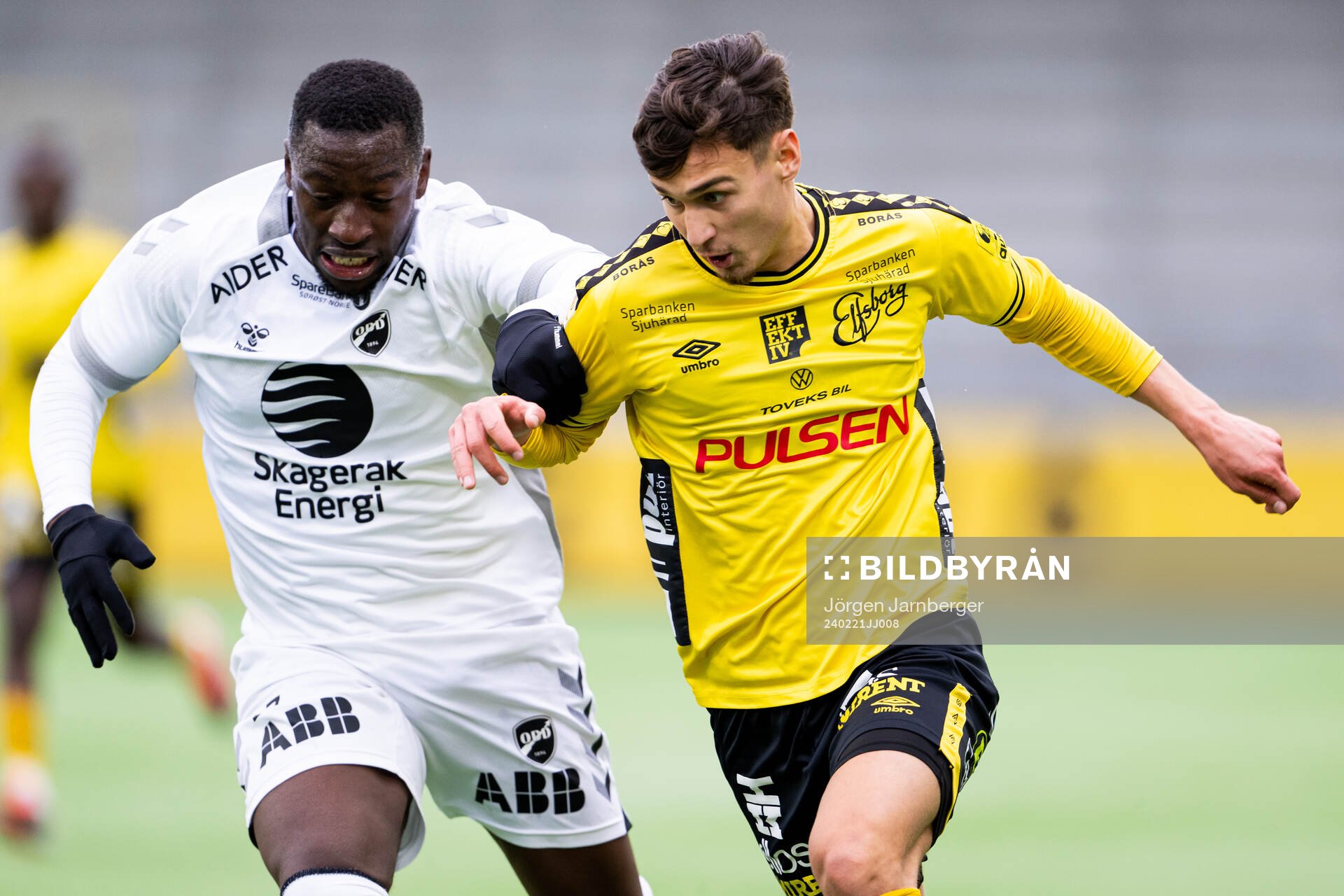 Odds Solomon Owusu och Elfsborgs Camil Jebara