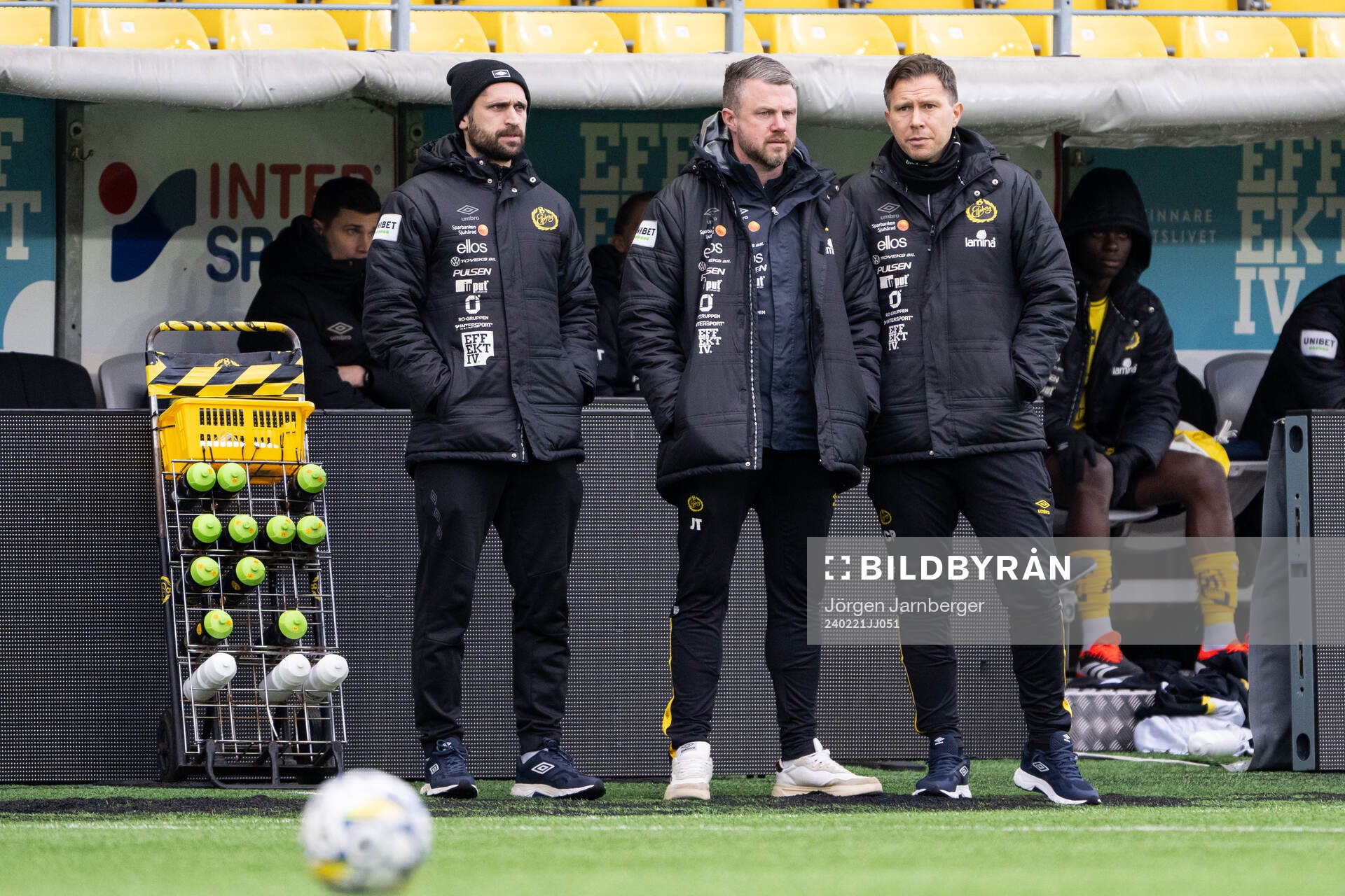 Elfsborgs assisterande tränare Emir Bajrami, manager Jimmy