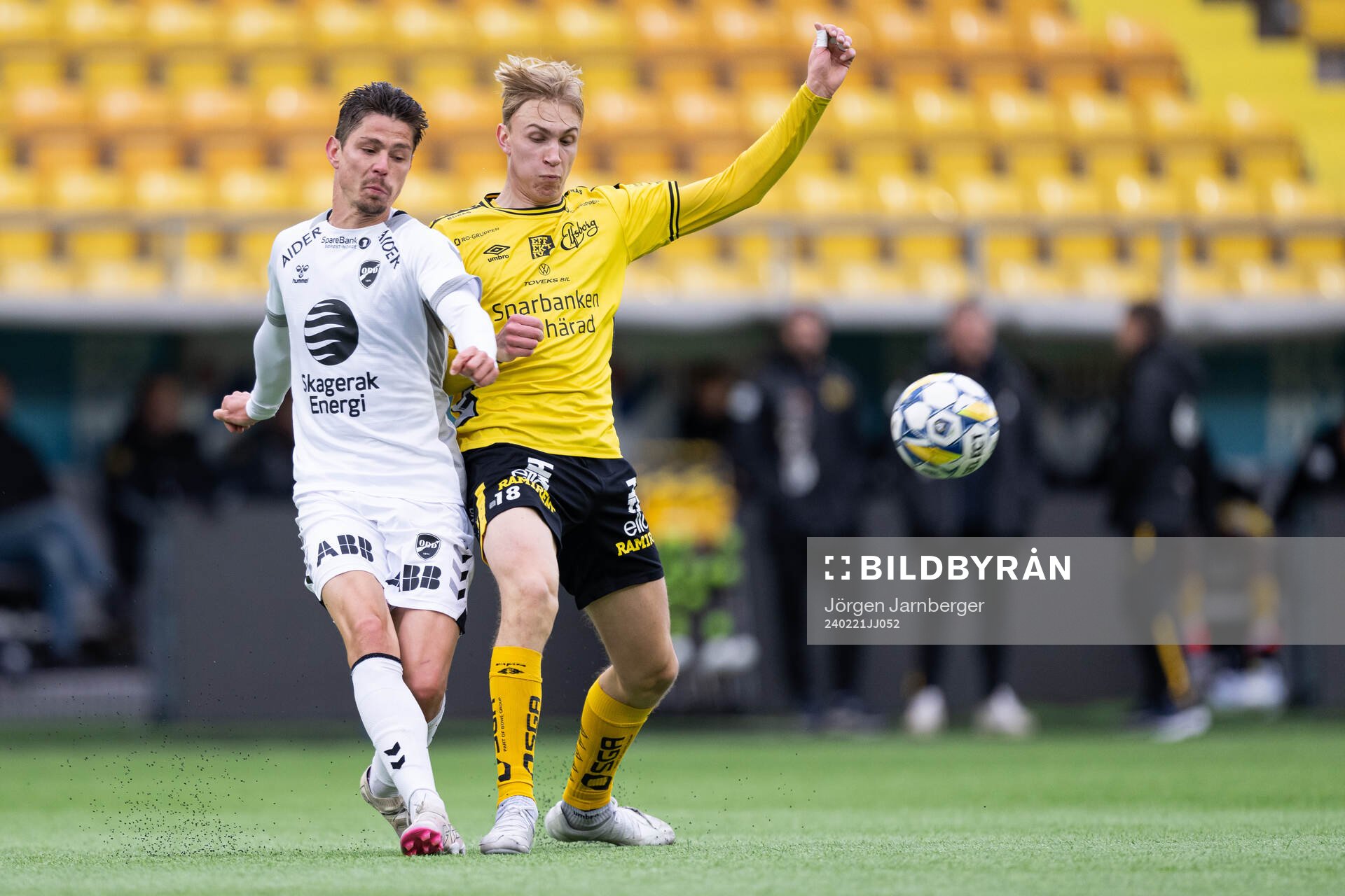 Odds Torgeir Börven och Elfsborgs Leo Östman