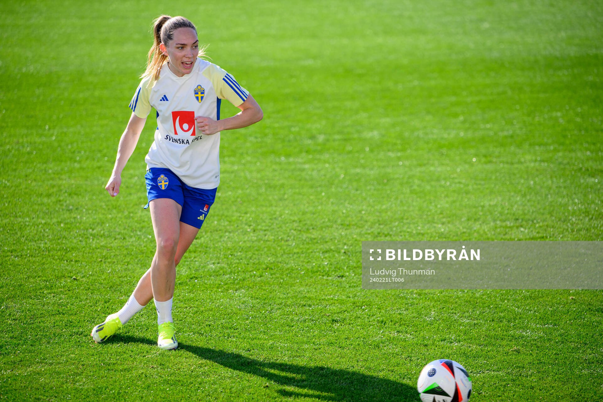 Elin Rubensson of Sweden of the women's national football