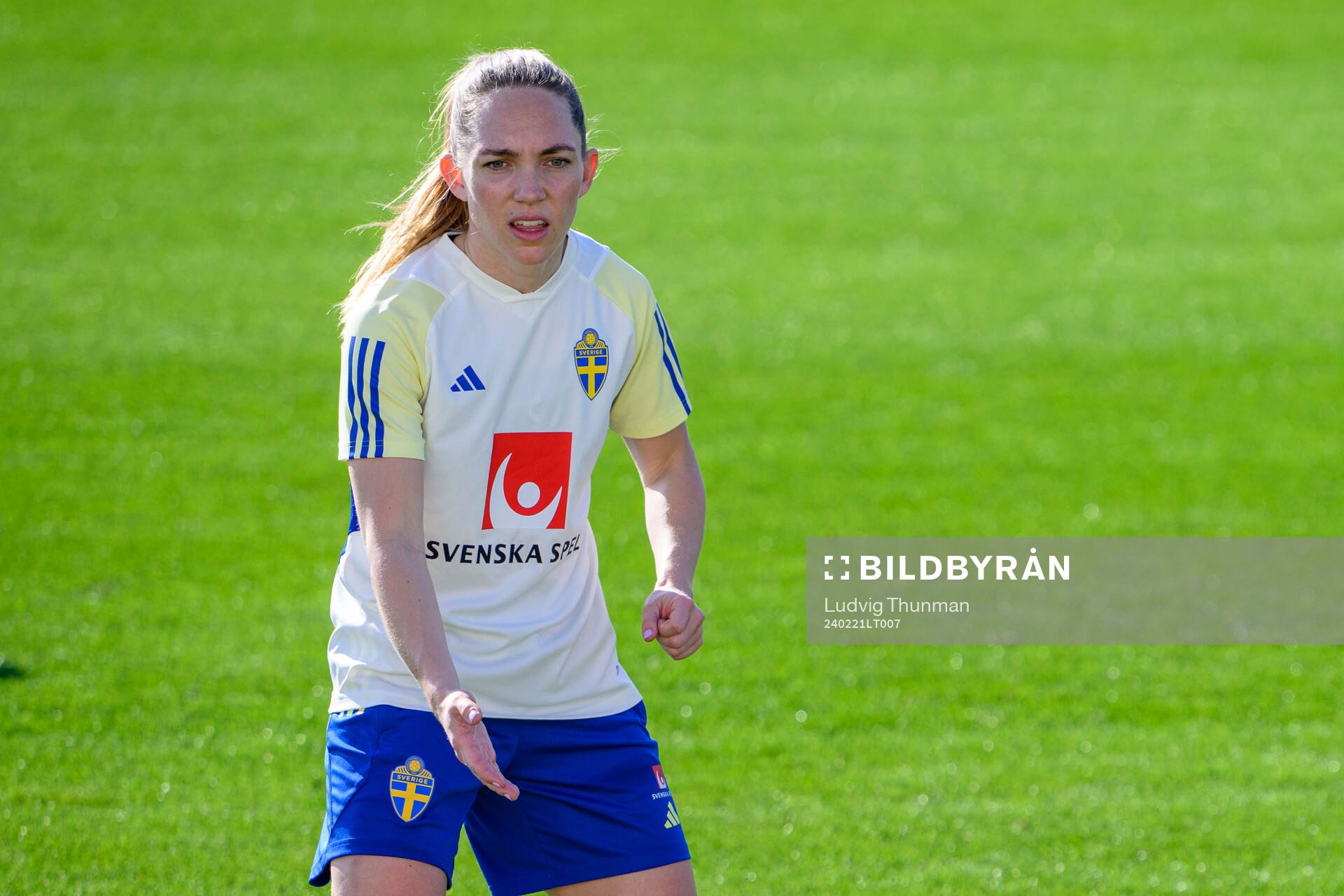 Elin Rubensson of Sweden of the women's national football