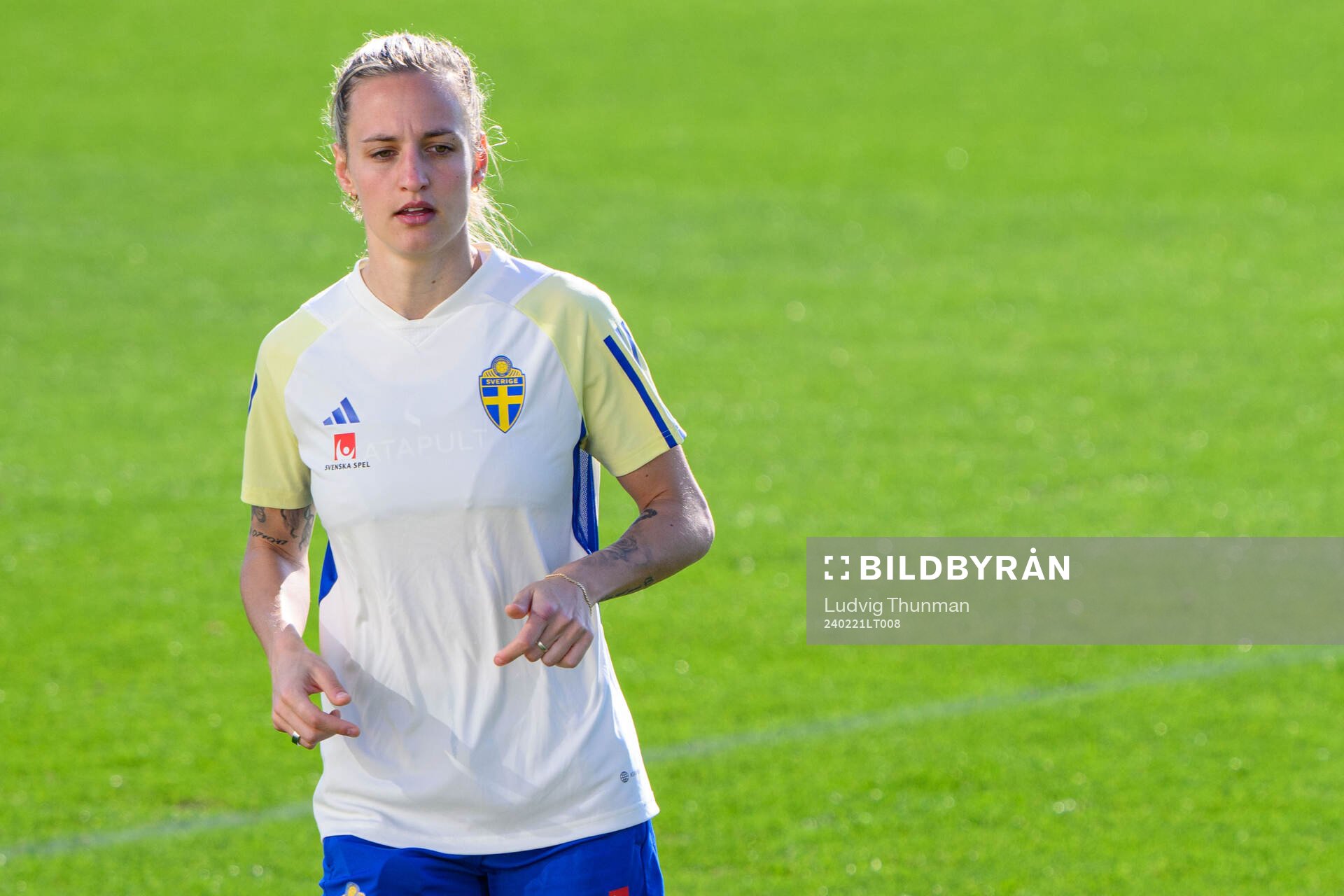 Nathalie Björn of Sweden of the women's national football