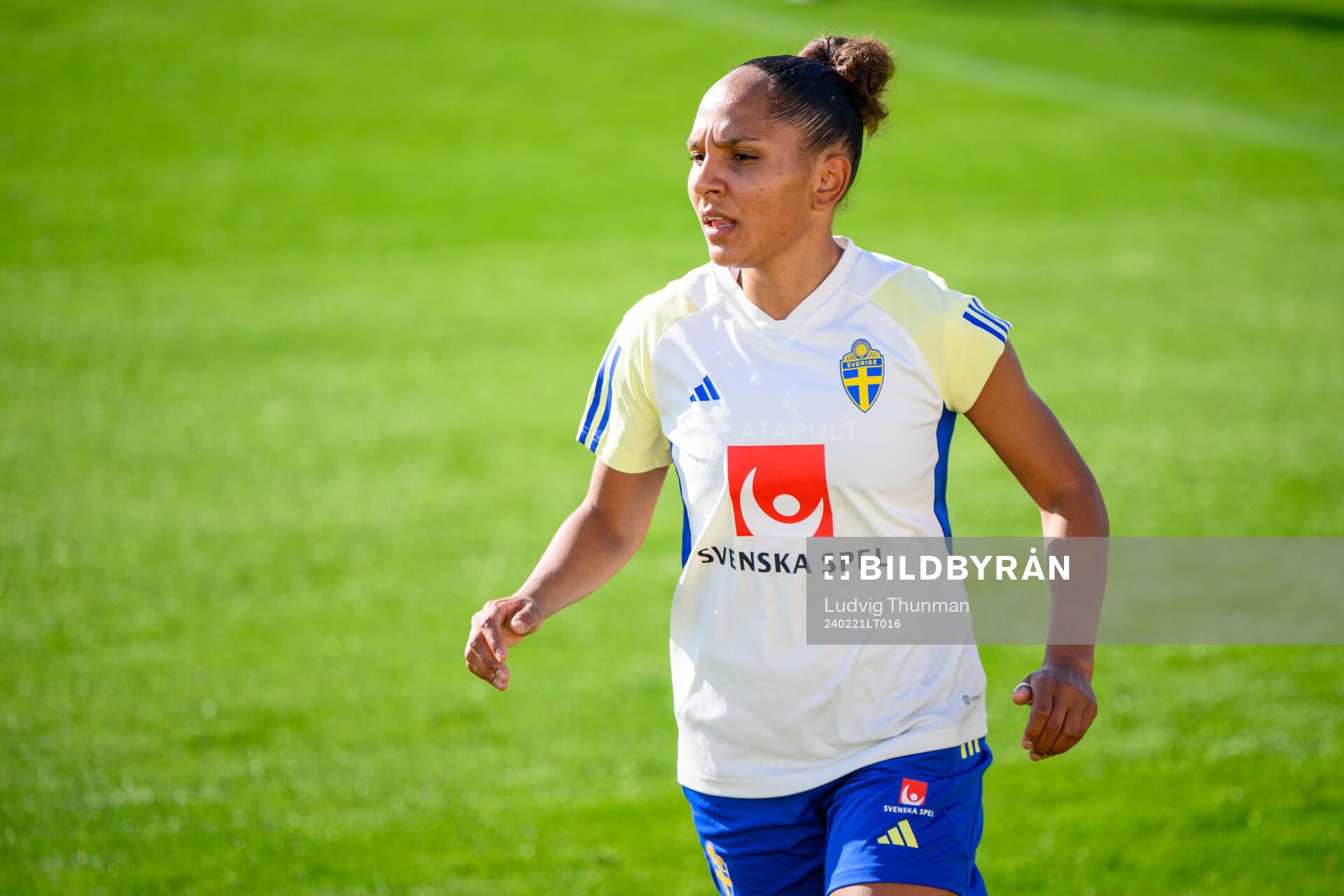 Madelen Janogy of Sweden of the women's national football