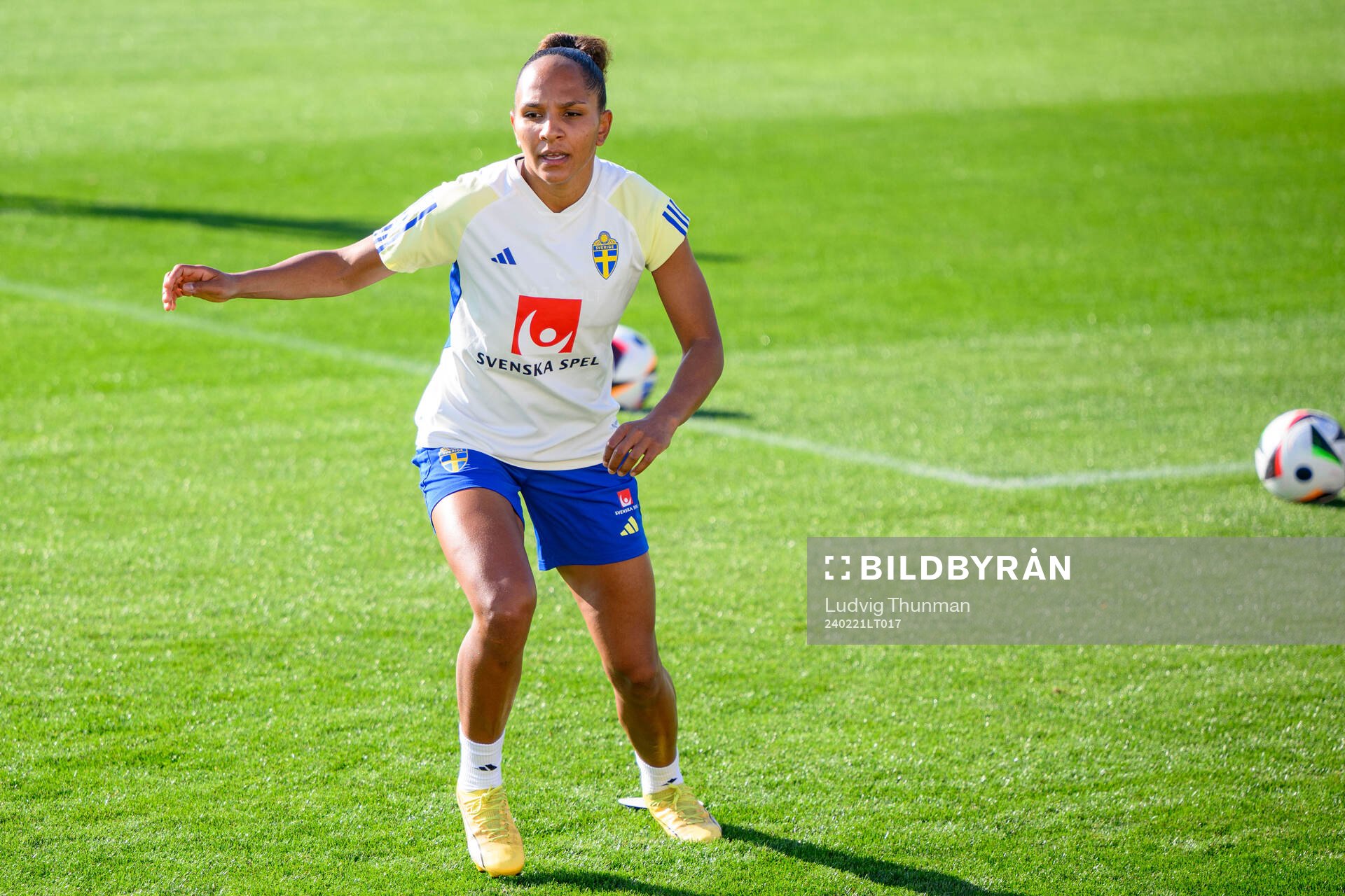 Madelen Janogy of Sweden of the women's national football
