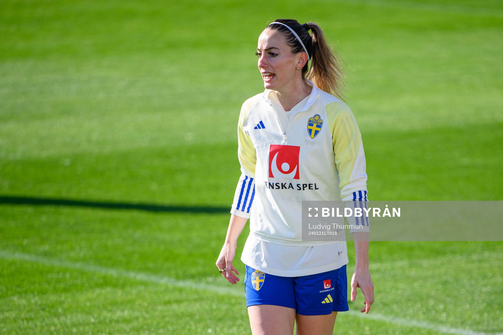 Kosovare Asllani of Sweden of the women's national football