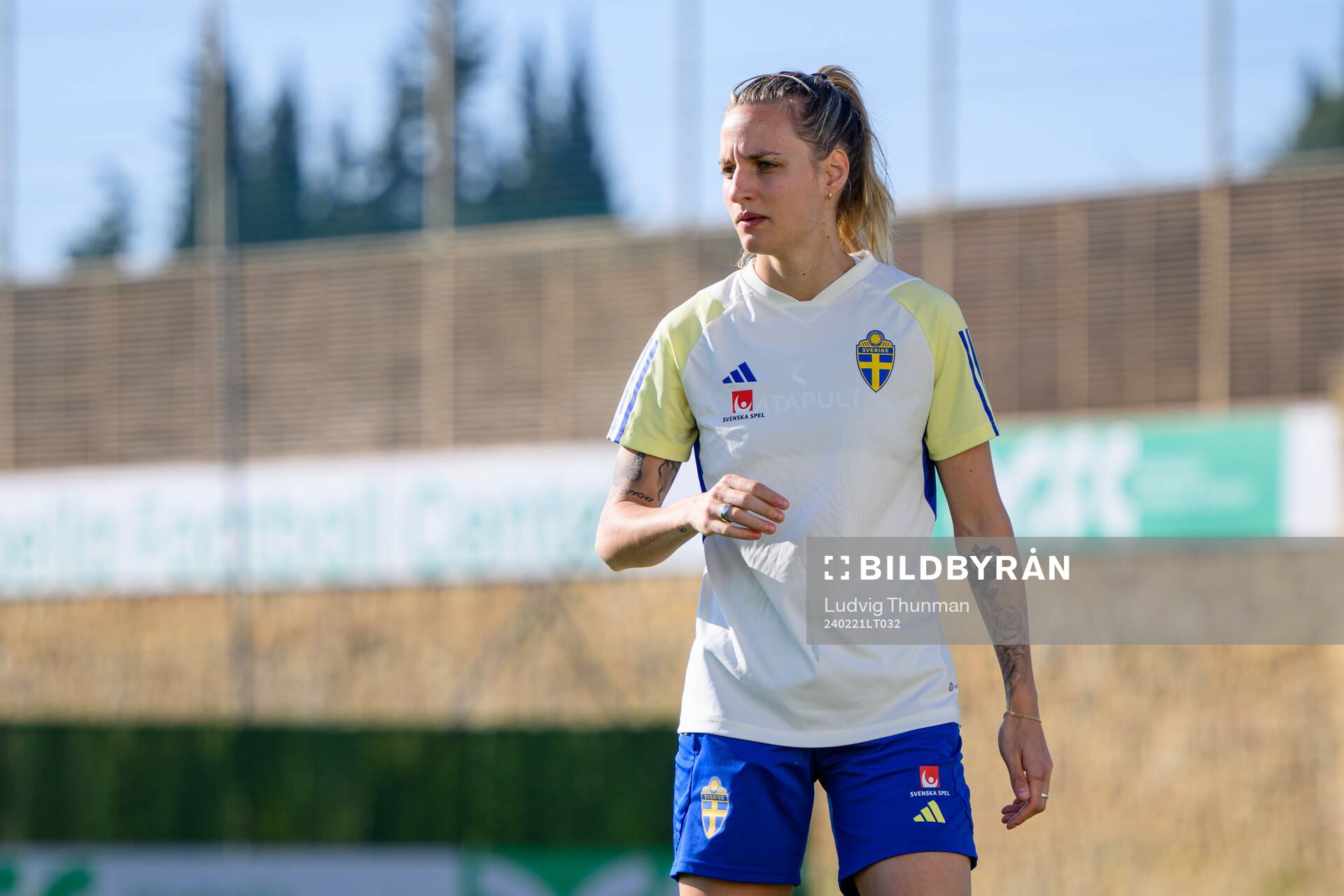Nathalie Björn of Sweden of the women's national football