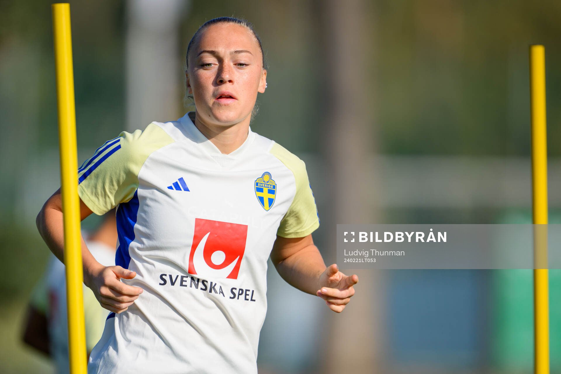 Hanna Bennison of Sweden of the women's national football