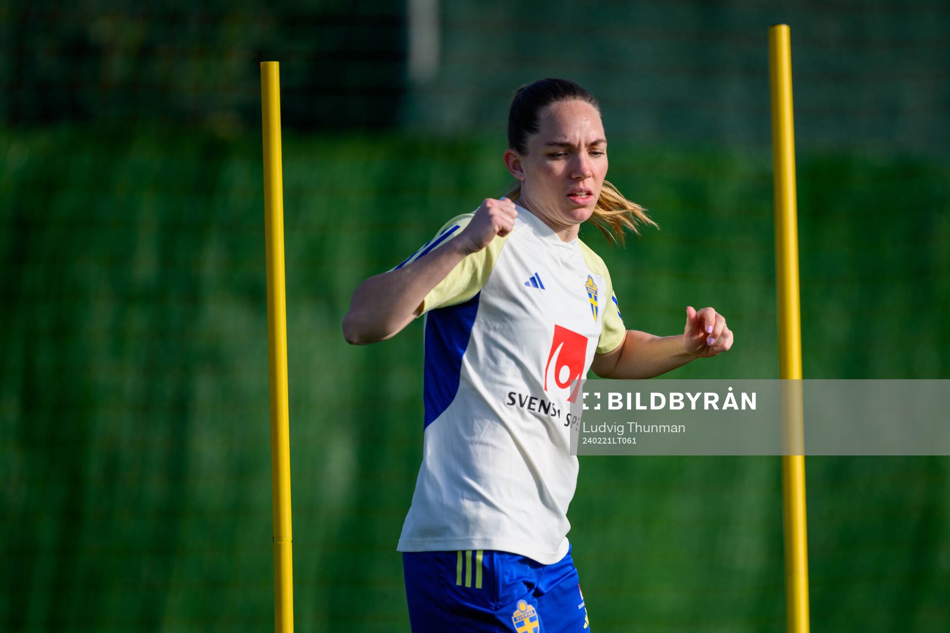 Elin Rubensson of Sweden of the women's national football