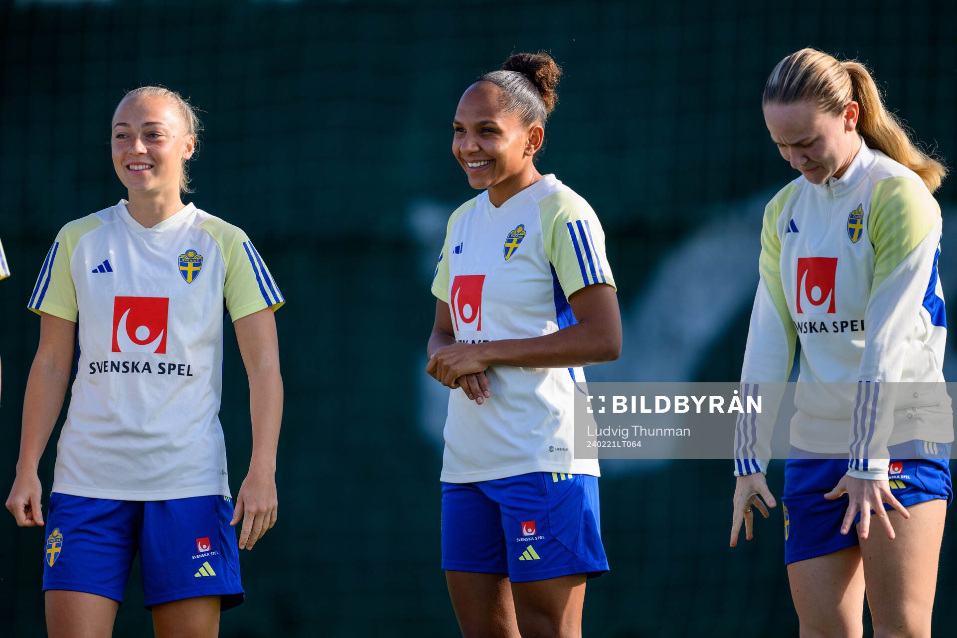 Hanna Bennison, Madelen Janogy and Matilda Vinberg of