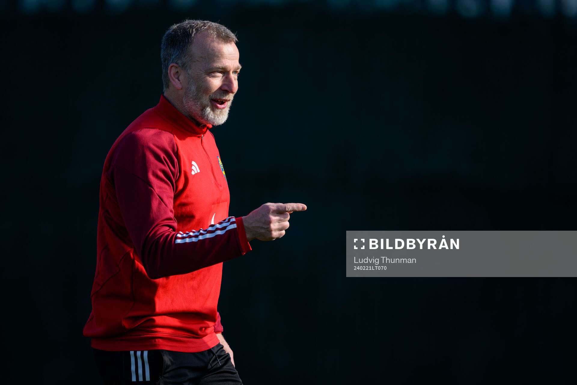 Physio Pontus Ekblom of the women's national football team