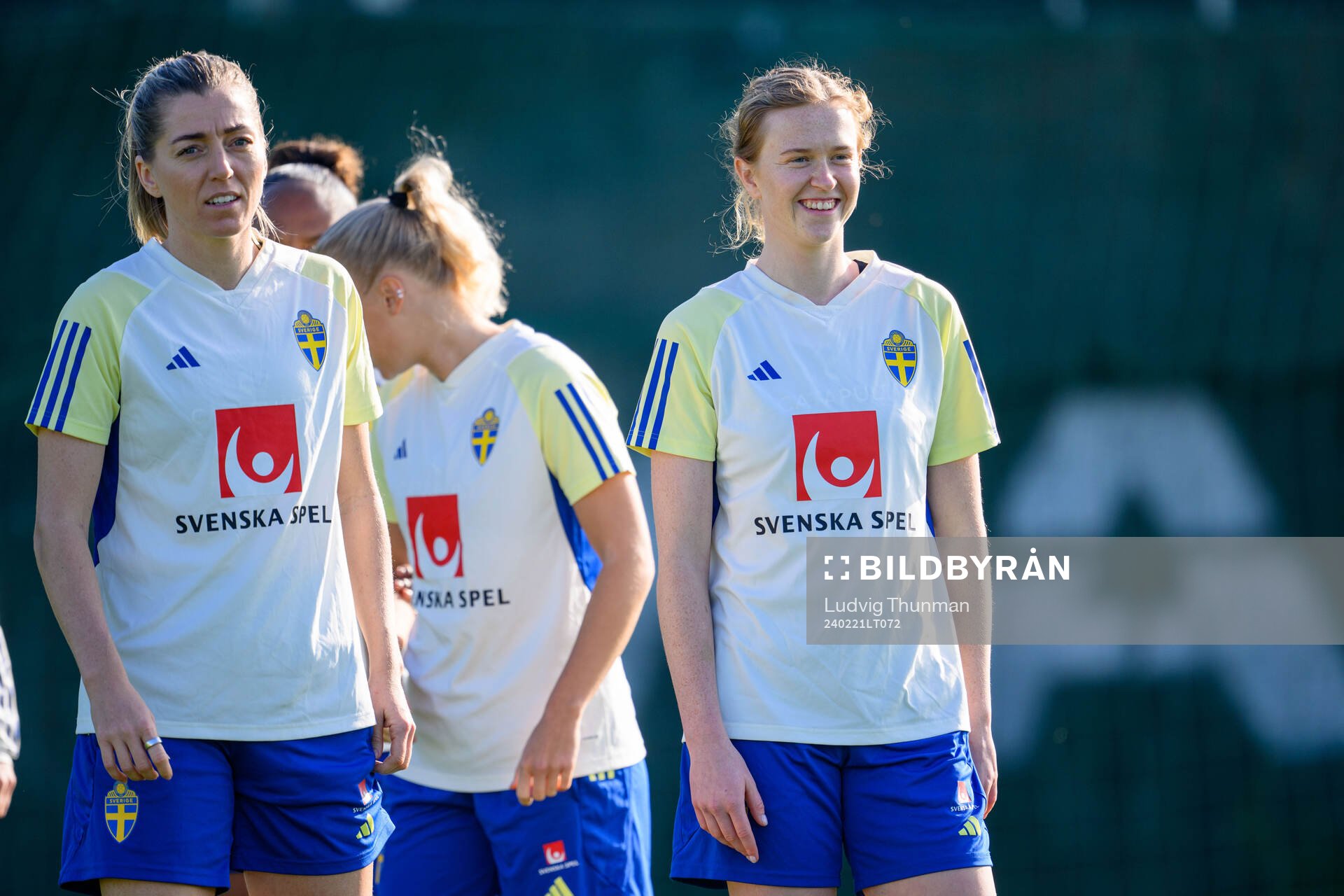 Linda Sembrant and Emma Östlund of Sweden of the women's