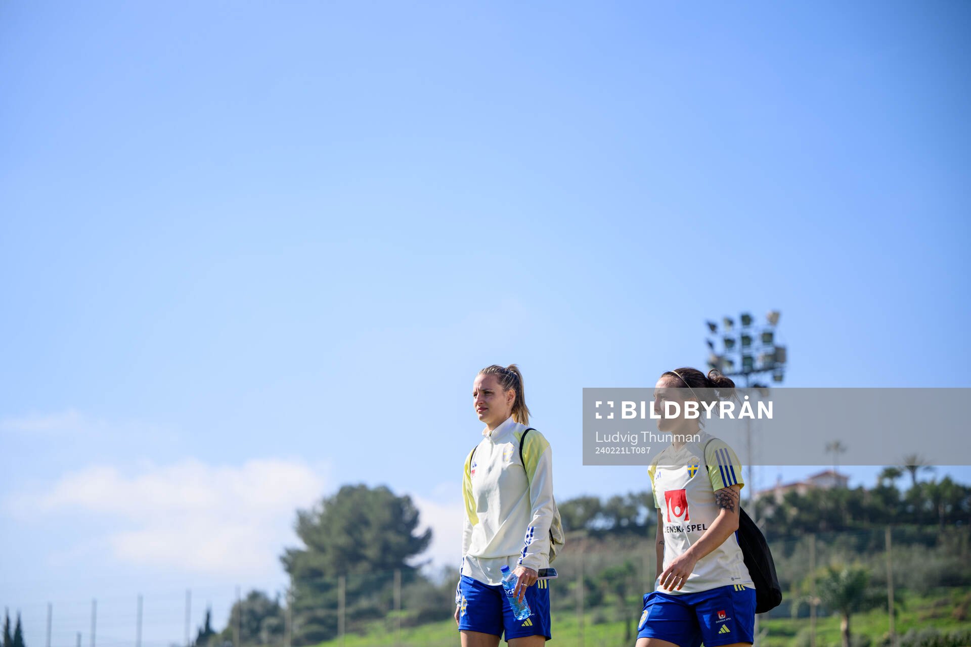 Nathalie Björn and Julia Zigiotti Olme of Sweden of the