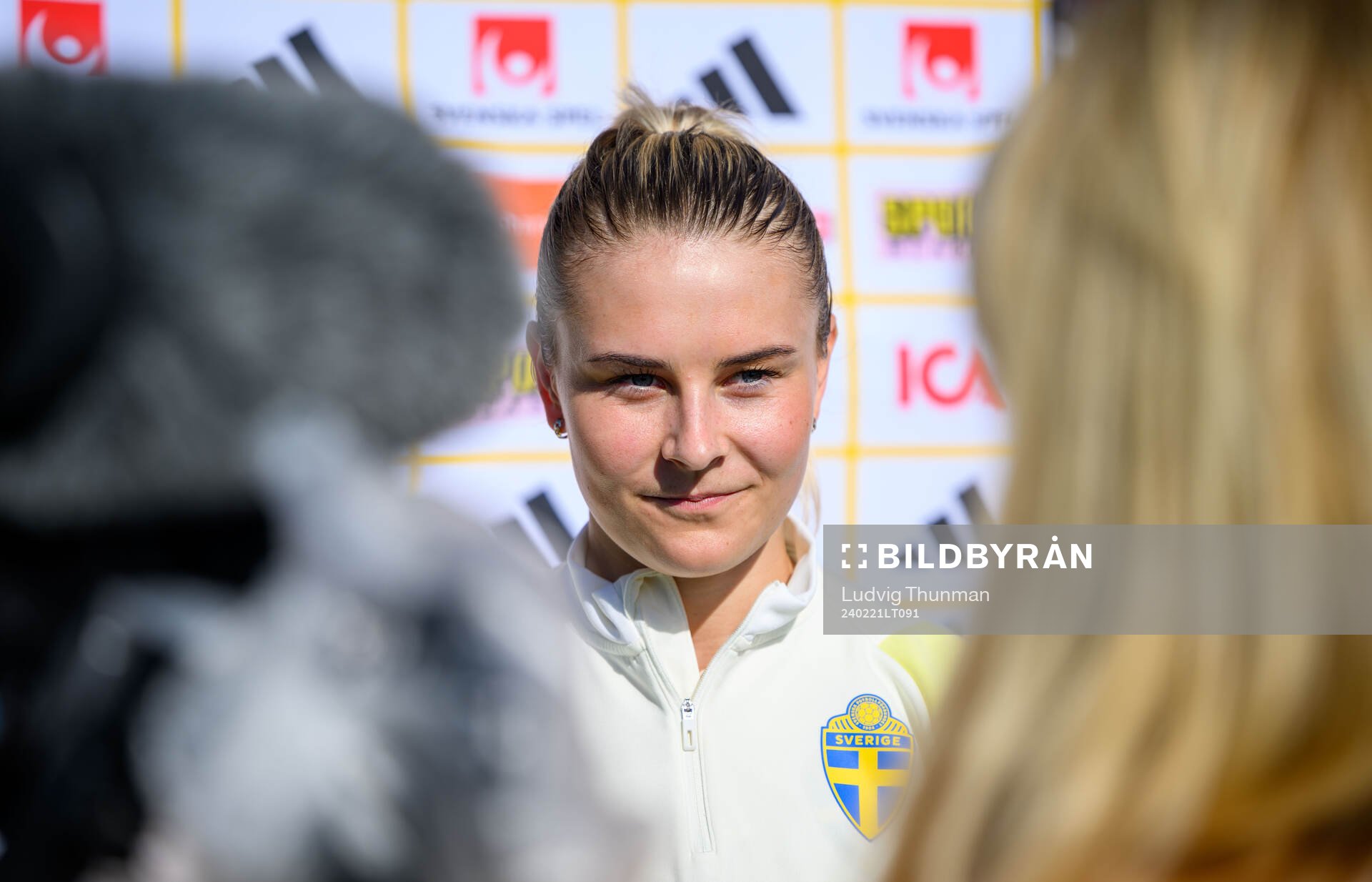 Amanda Nildén of Sweden of the women's national football