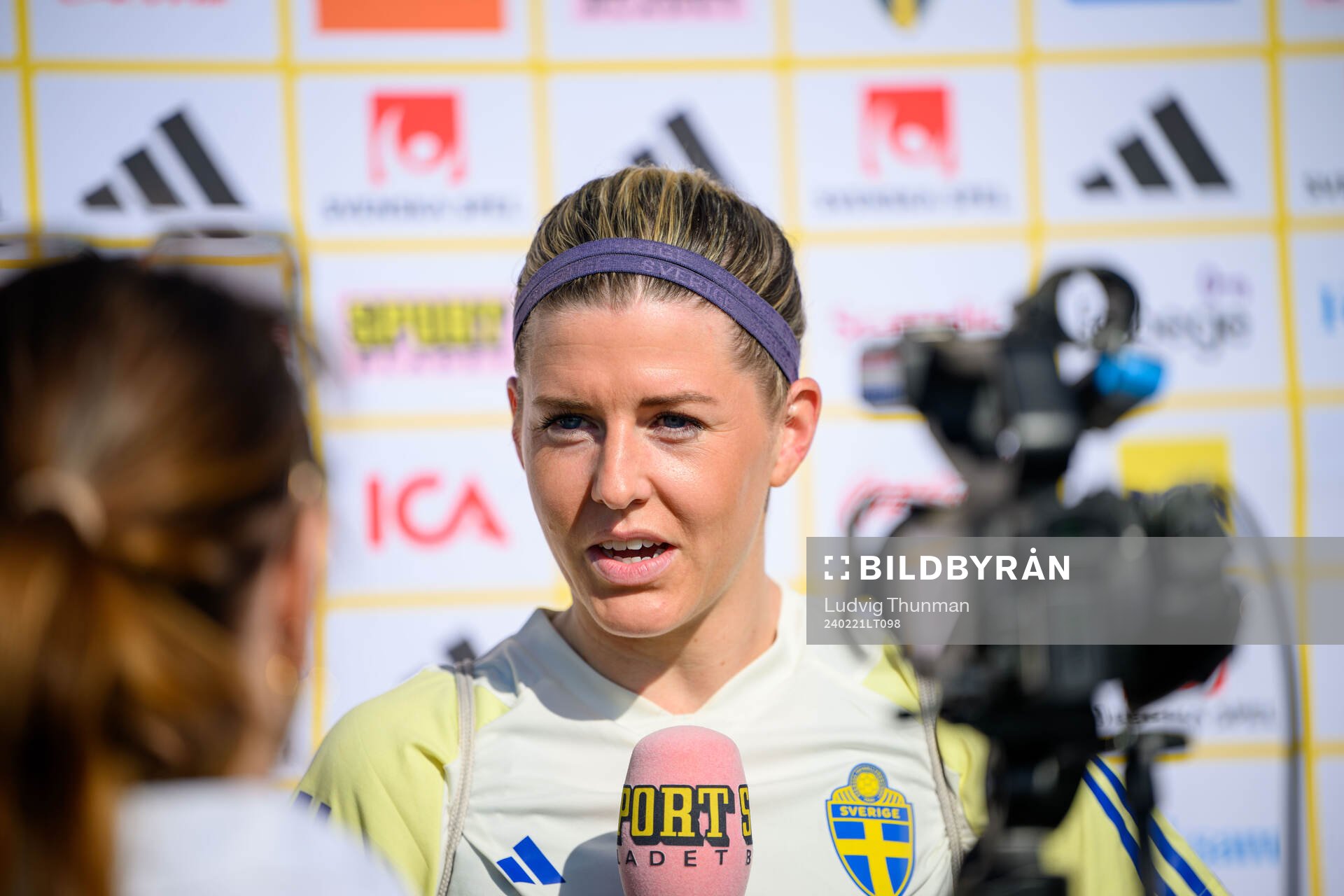 Olivia Schough of Sweden of the women's national football
