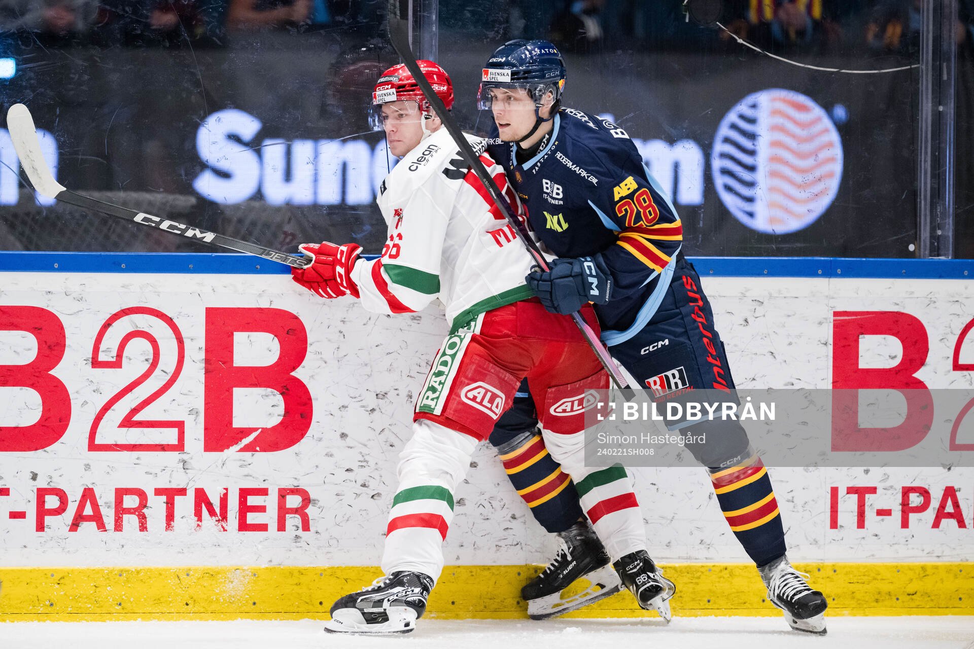 Moras Ludvig Markman och Djurgårdens John Dahlström