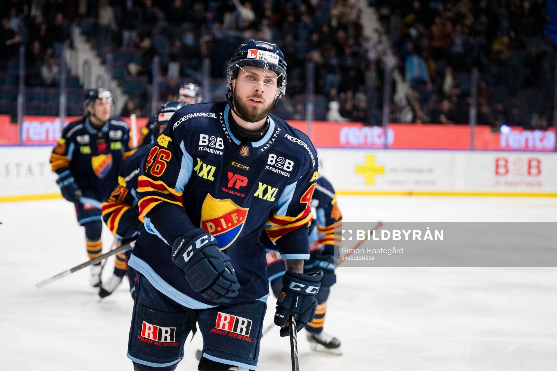 Djurgårdens Albin Grewe jublar