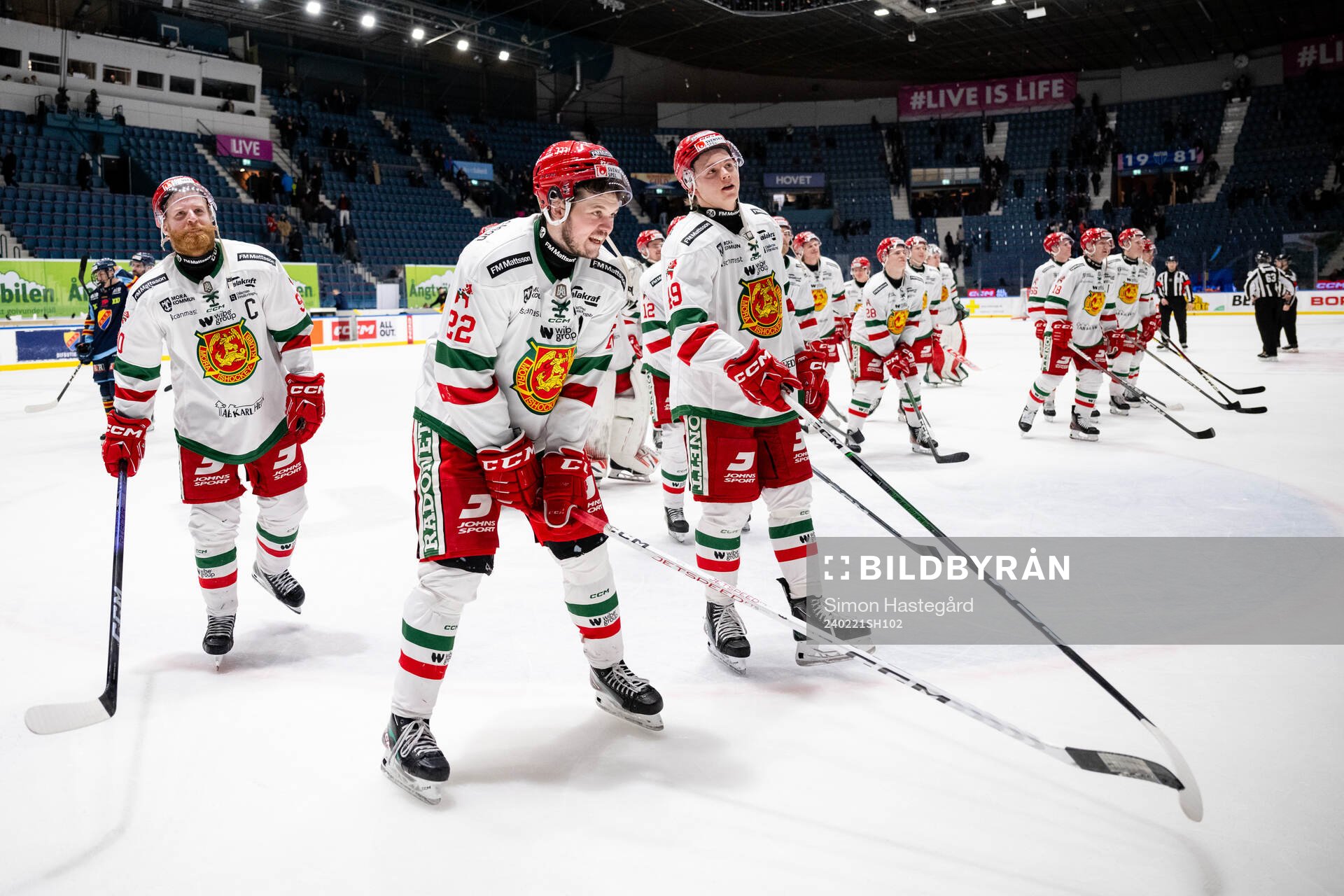 Moras Daniel Ljunggren , Måns Carlsson och Noah Steen
