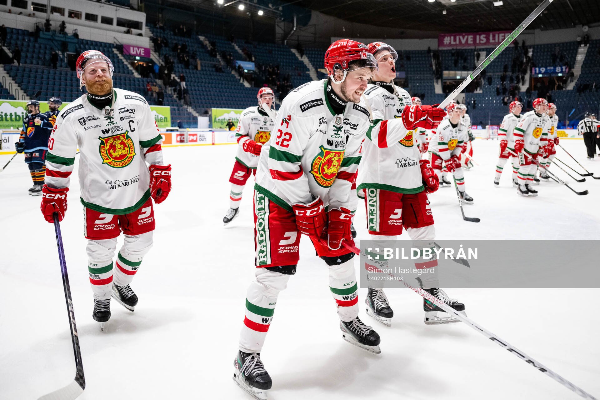 Moras Daniel Ljunggren , Måns Carlsson och Noah Steen