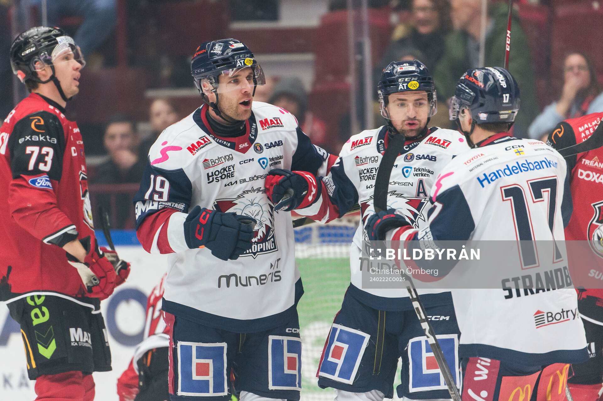 Linköpings Patrick Russell jublar