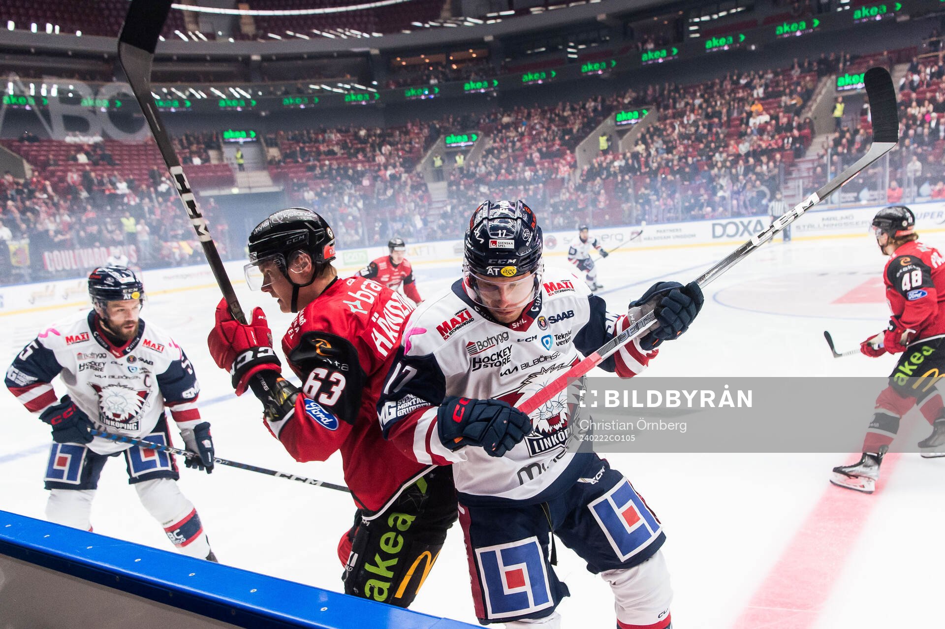 Malmö Redhawks Fredrik Händemark och Linköpings