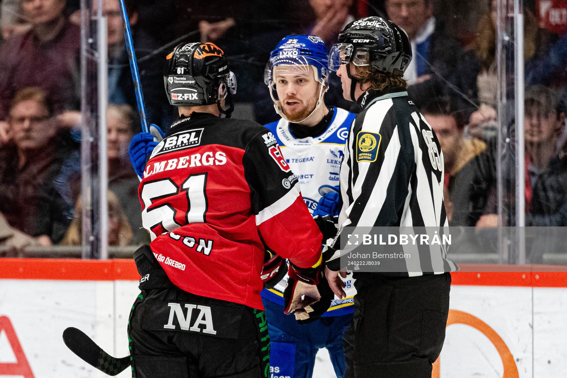 Örebros Ludvig Larsson och Leksands Lucas Elvenes