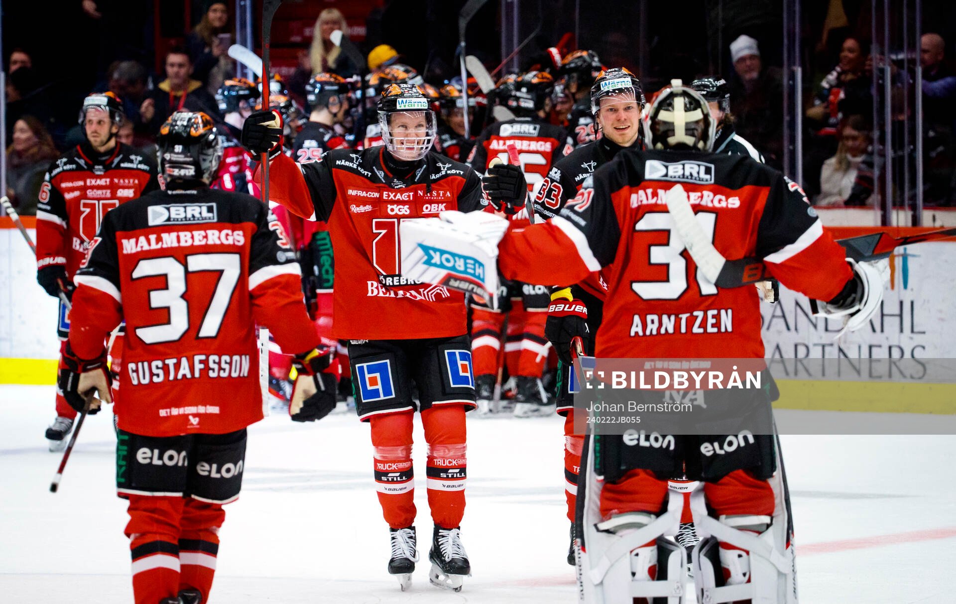 Örebros Gustav Backström, Christopher Mastomäki och