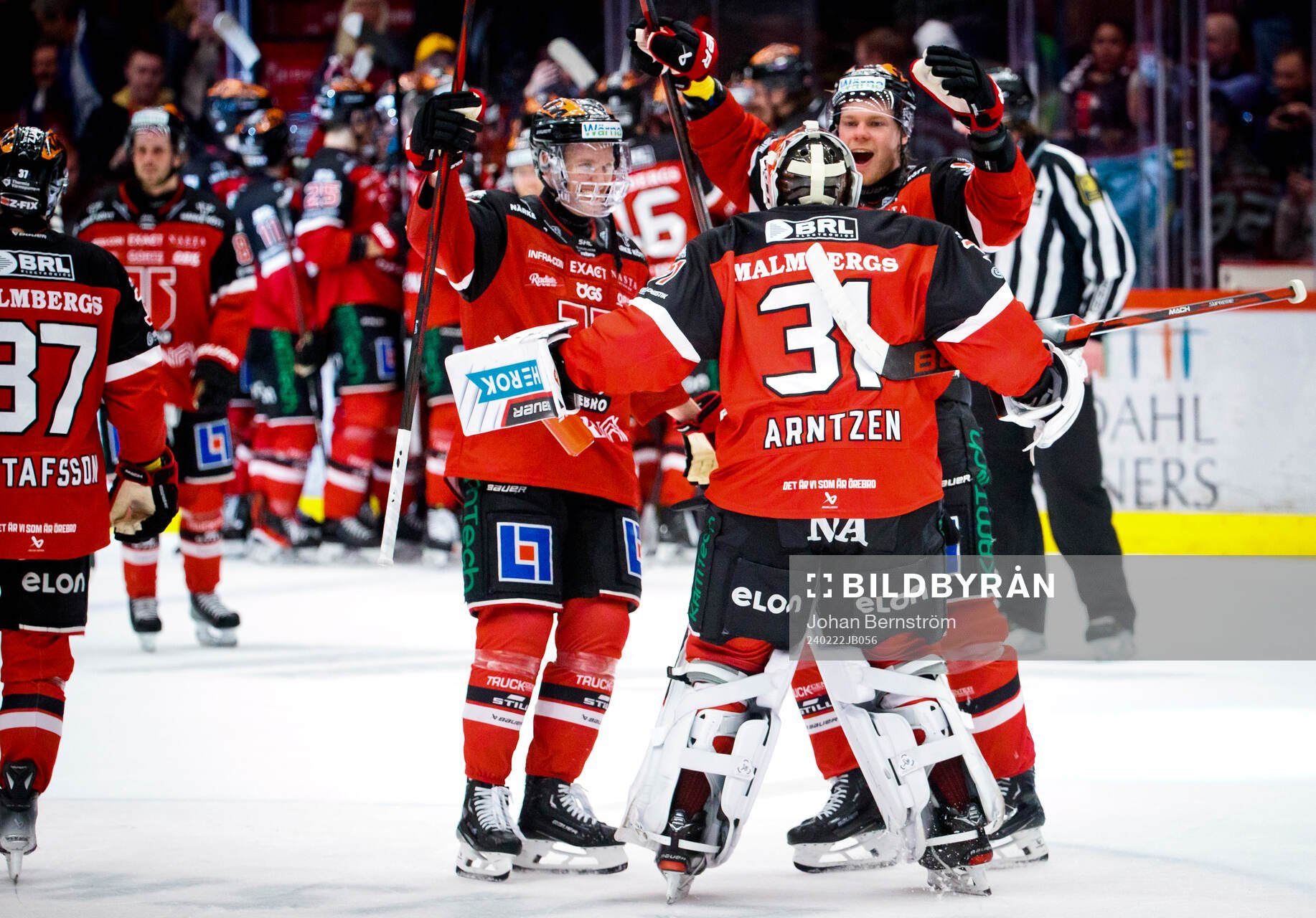Örebros Gustav Backström, Christopher Mastomäki och