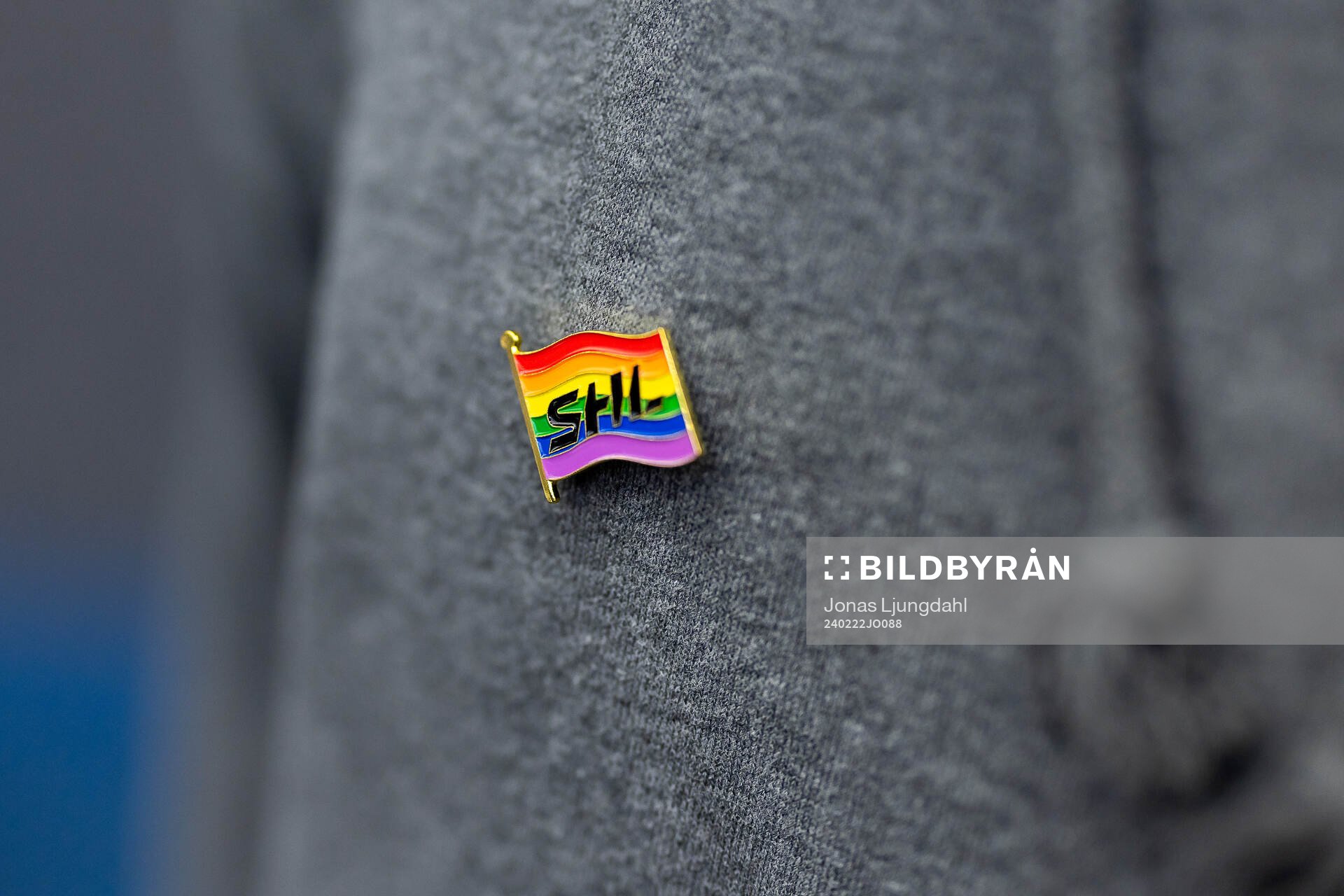 Pridefalagge pin med SHL logo