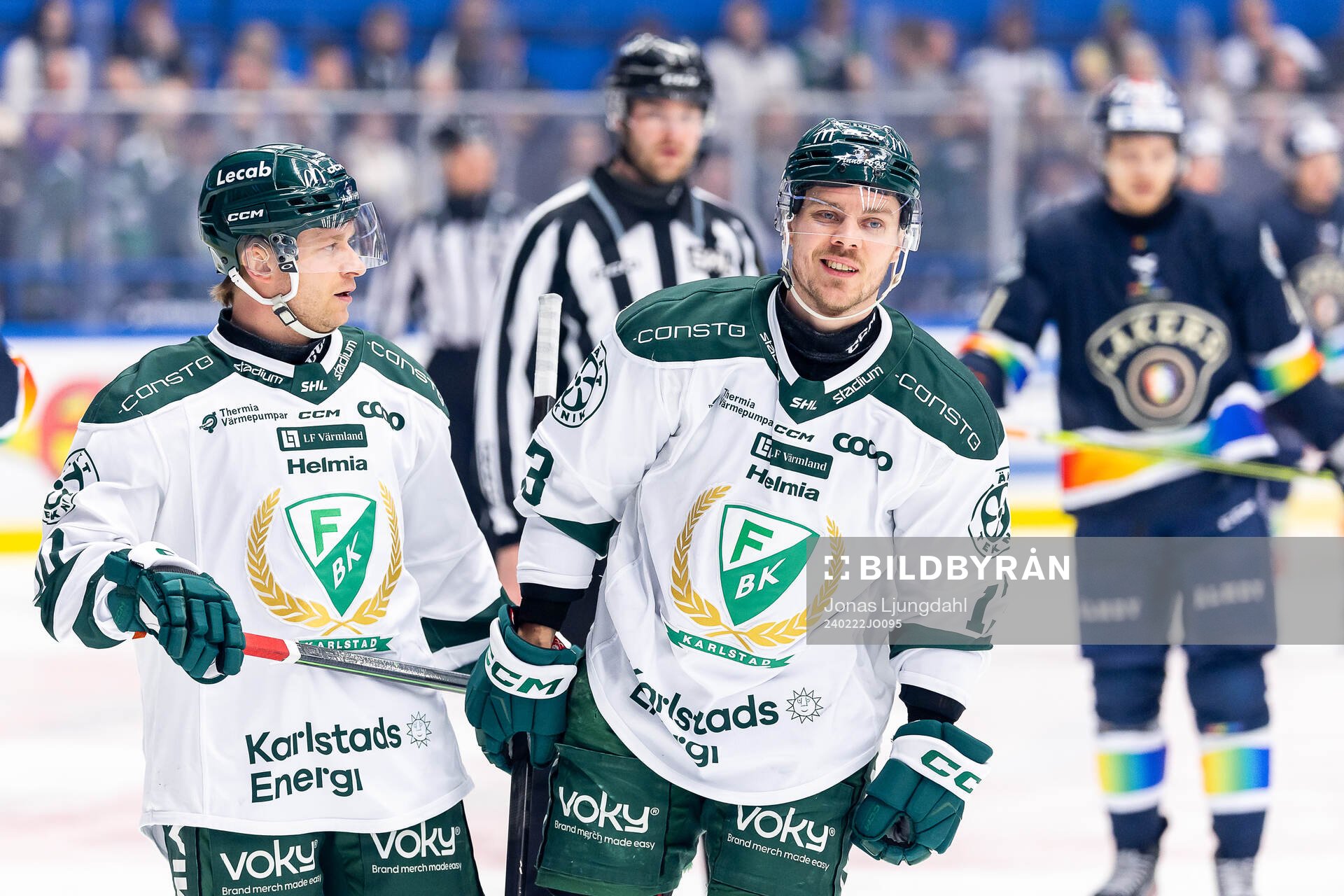 Färjestads Marcus Nilsson och Joel Kellman