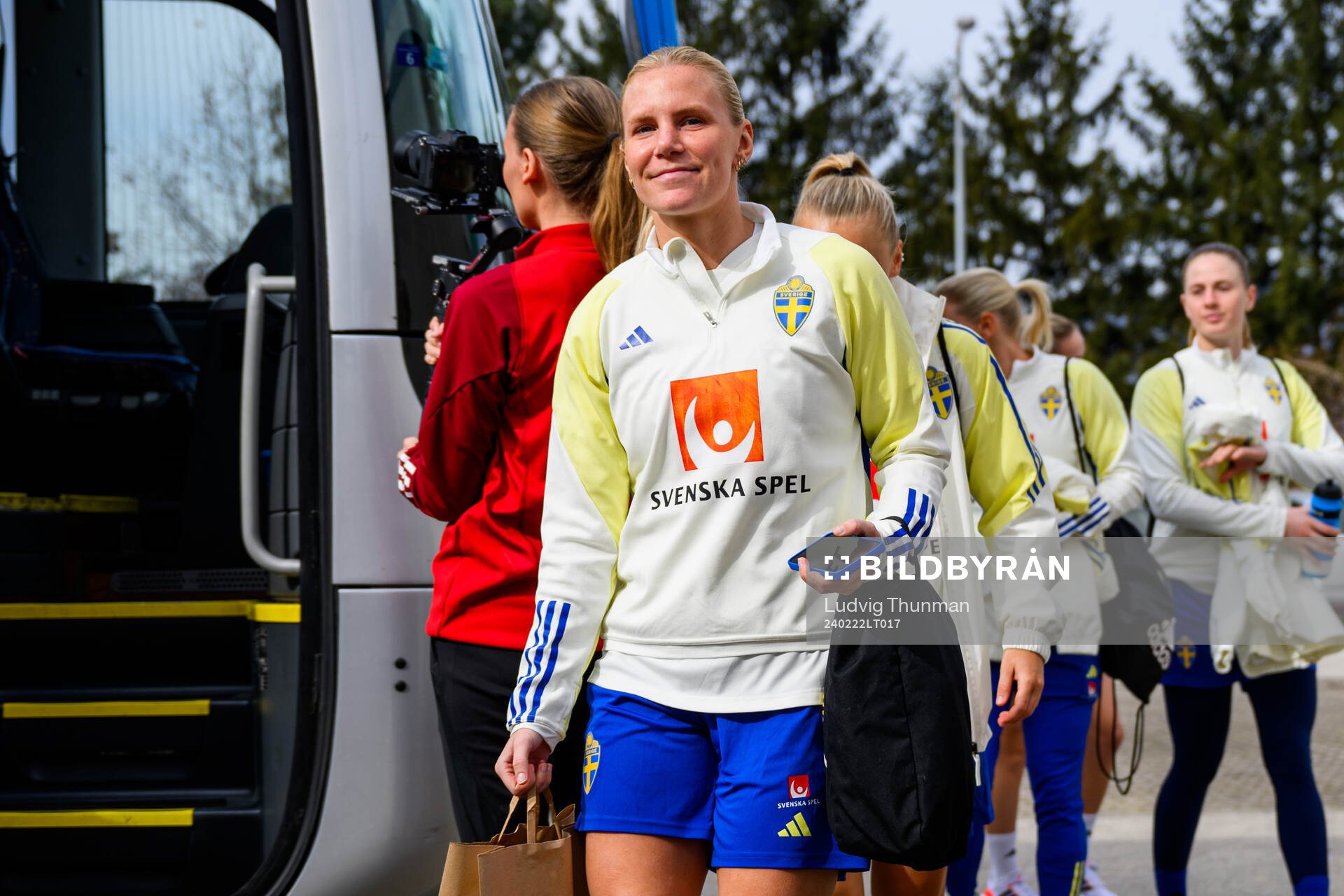 Josefine Rybrink of the women's national football team of