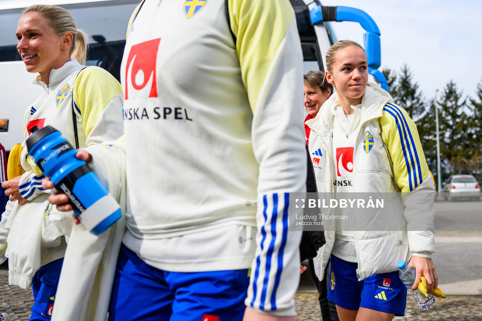 Jonna Andersson and Hanna Lundkvist of the women's national