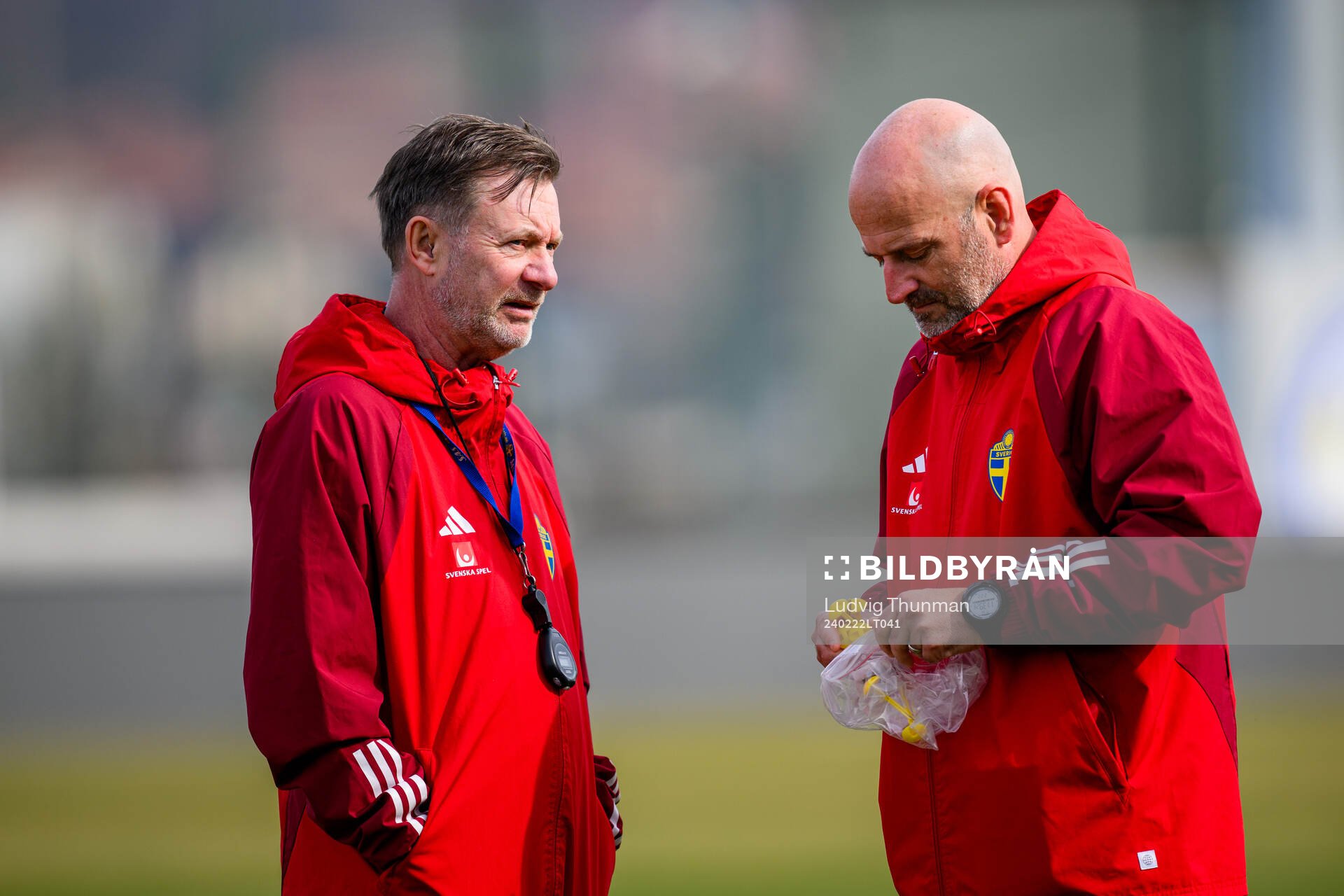 Head coach Peter Gerhardsson and assistant coach Magnus