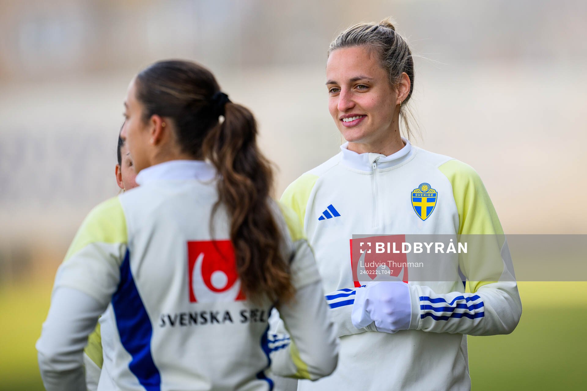 Nathalie Björn of the women's national football team of