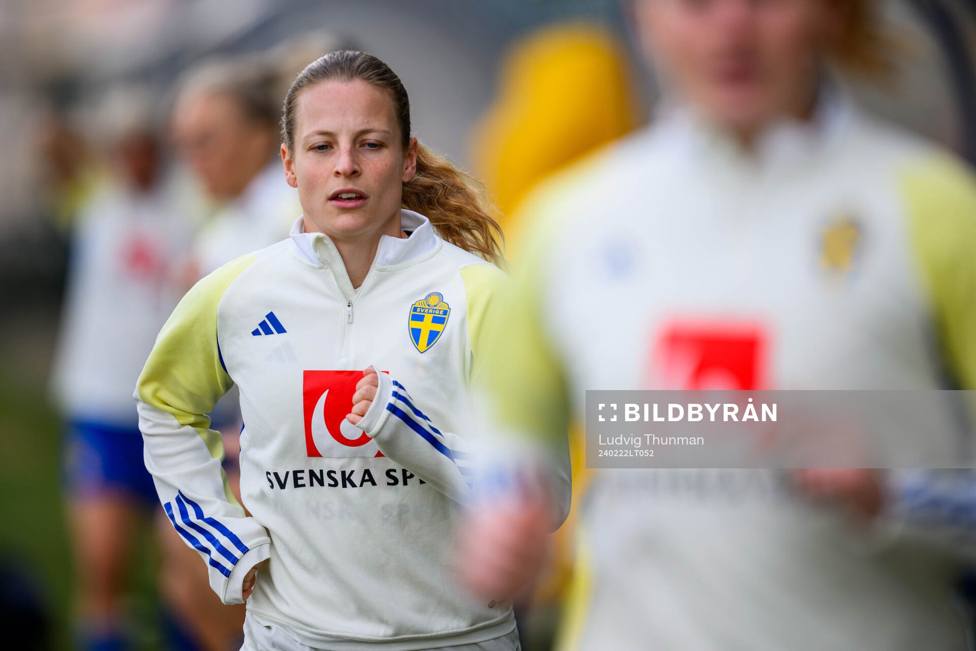 Anna Anvegård of the women's national football team of