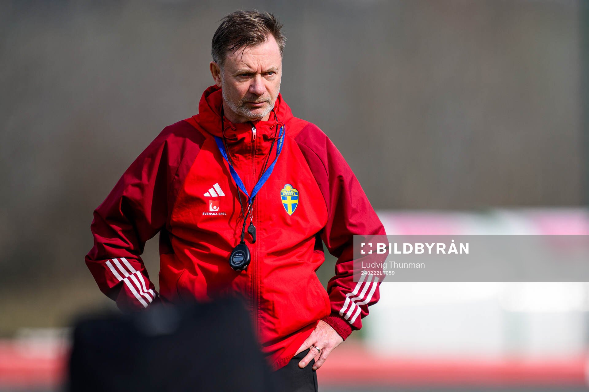 Head coach Peter Gerhardsson of the women's national