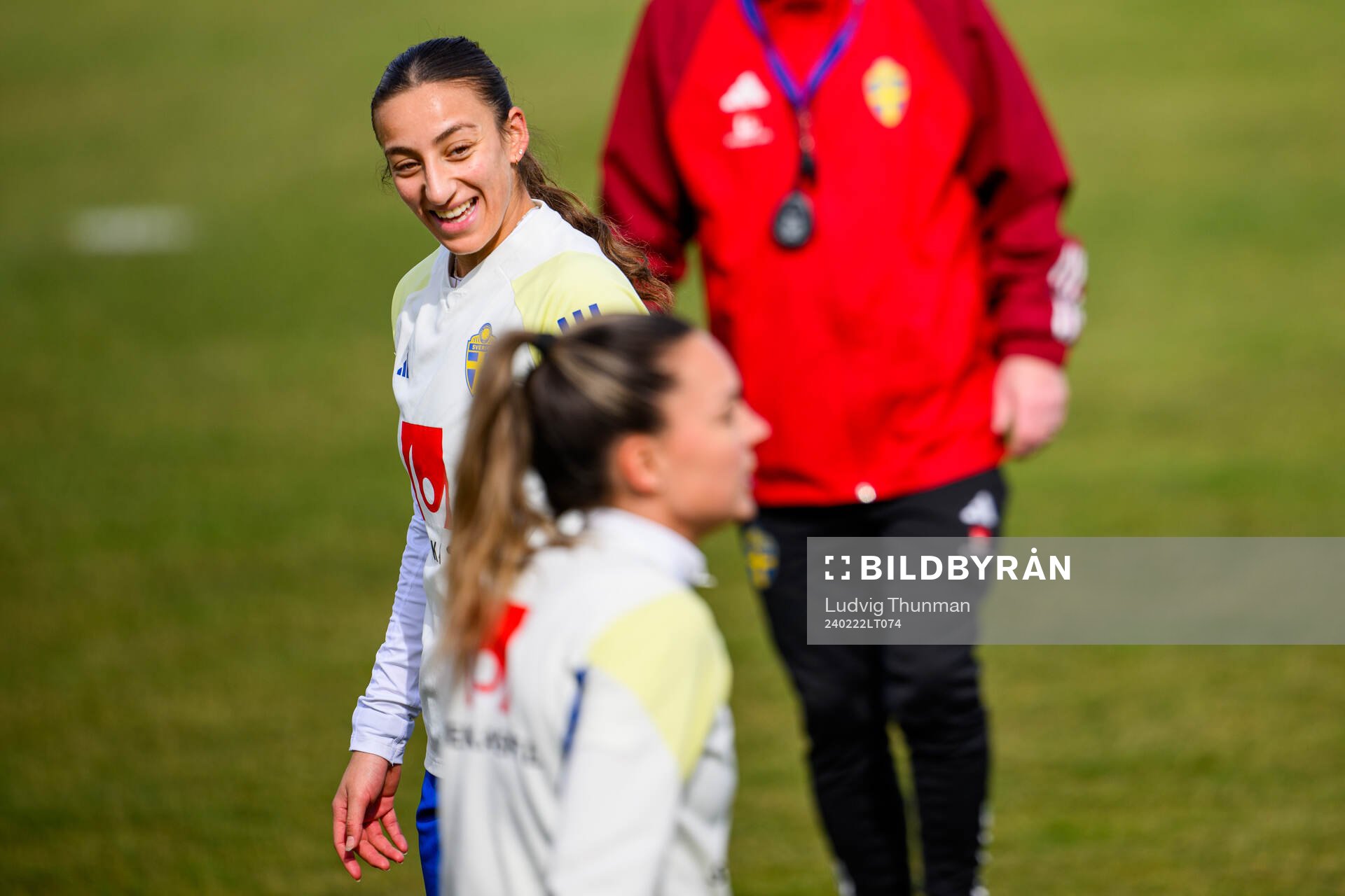 Rusul Rosa Kafaji of the women's national football team of