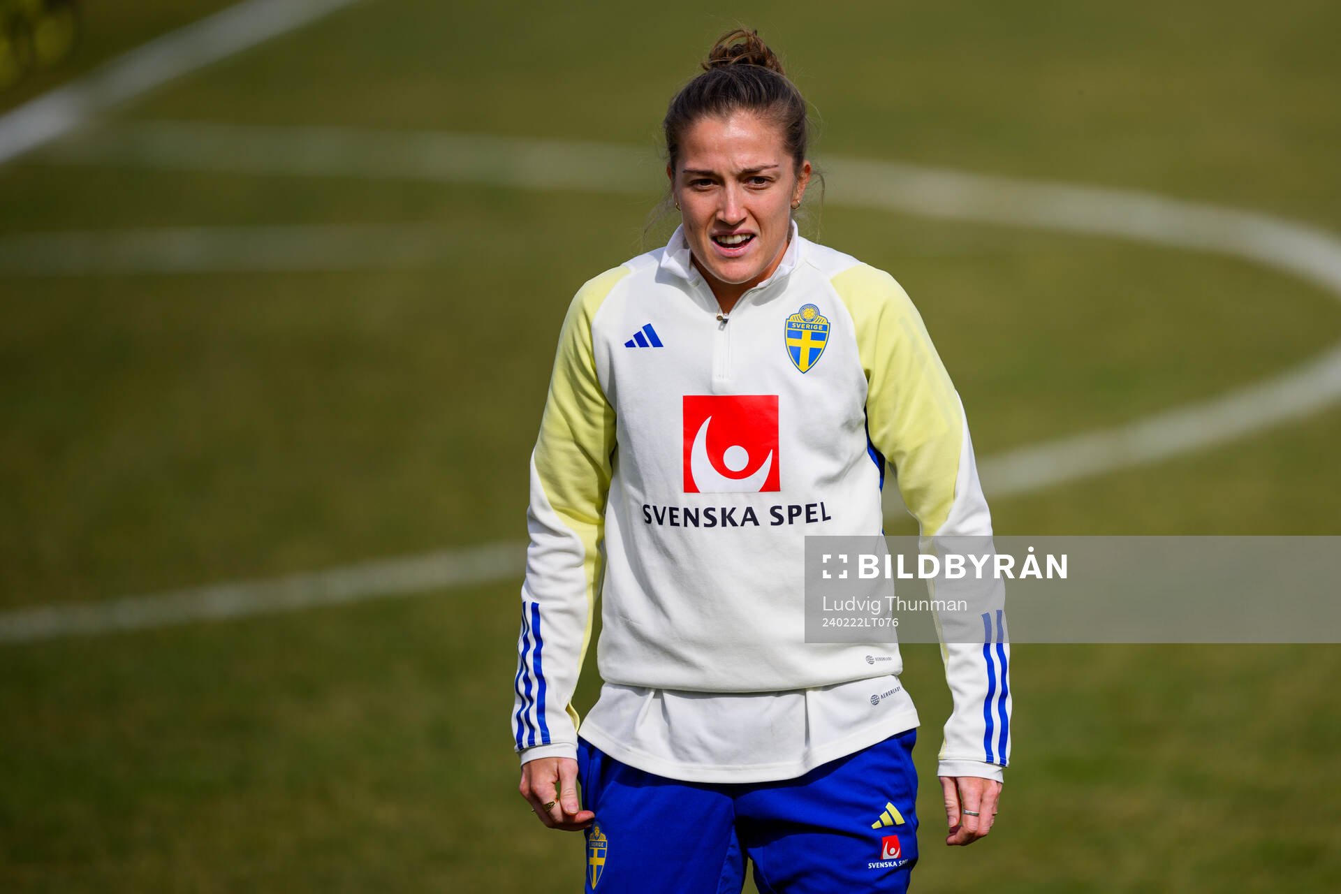 Filippa Angeldahl of the women's national football team of