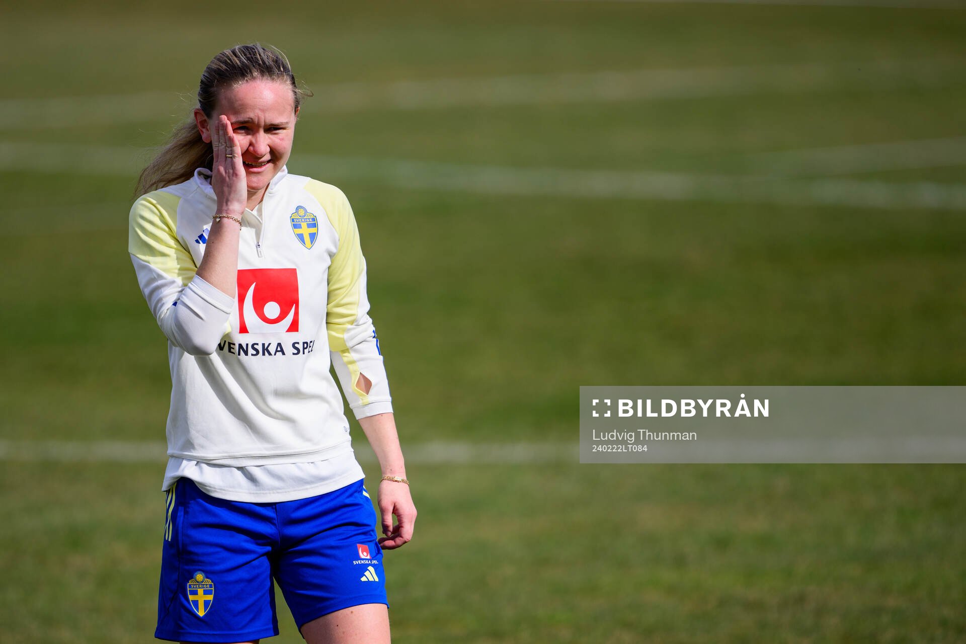 Matilda Vinberg of the women's national football team of