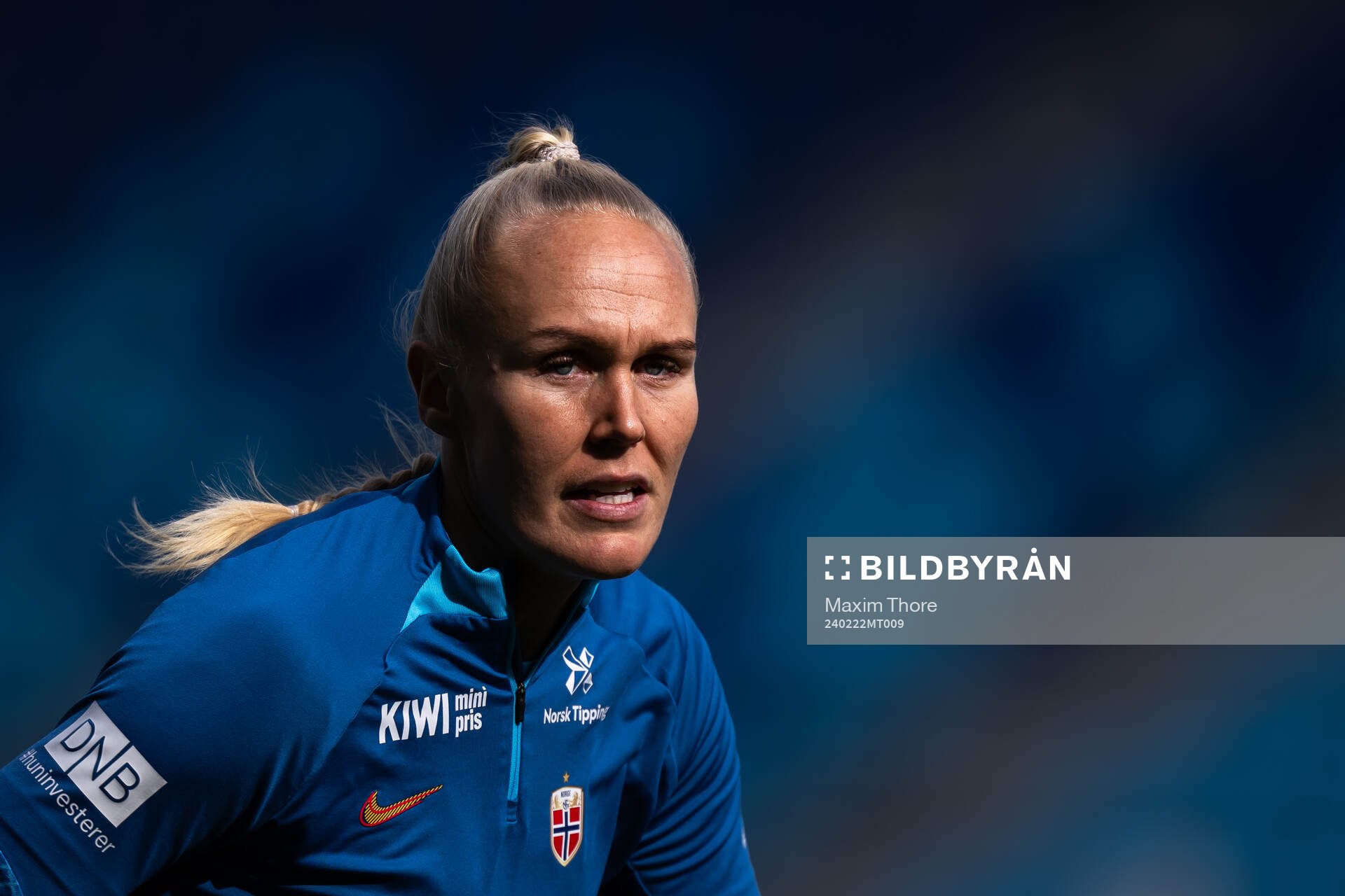 Maria Thorisdottir of the Norwegian women's national