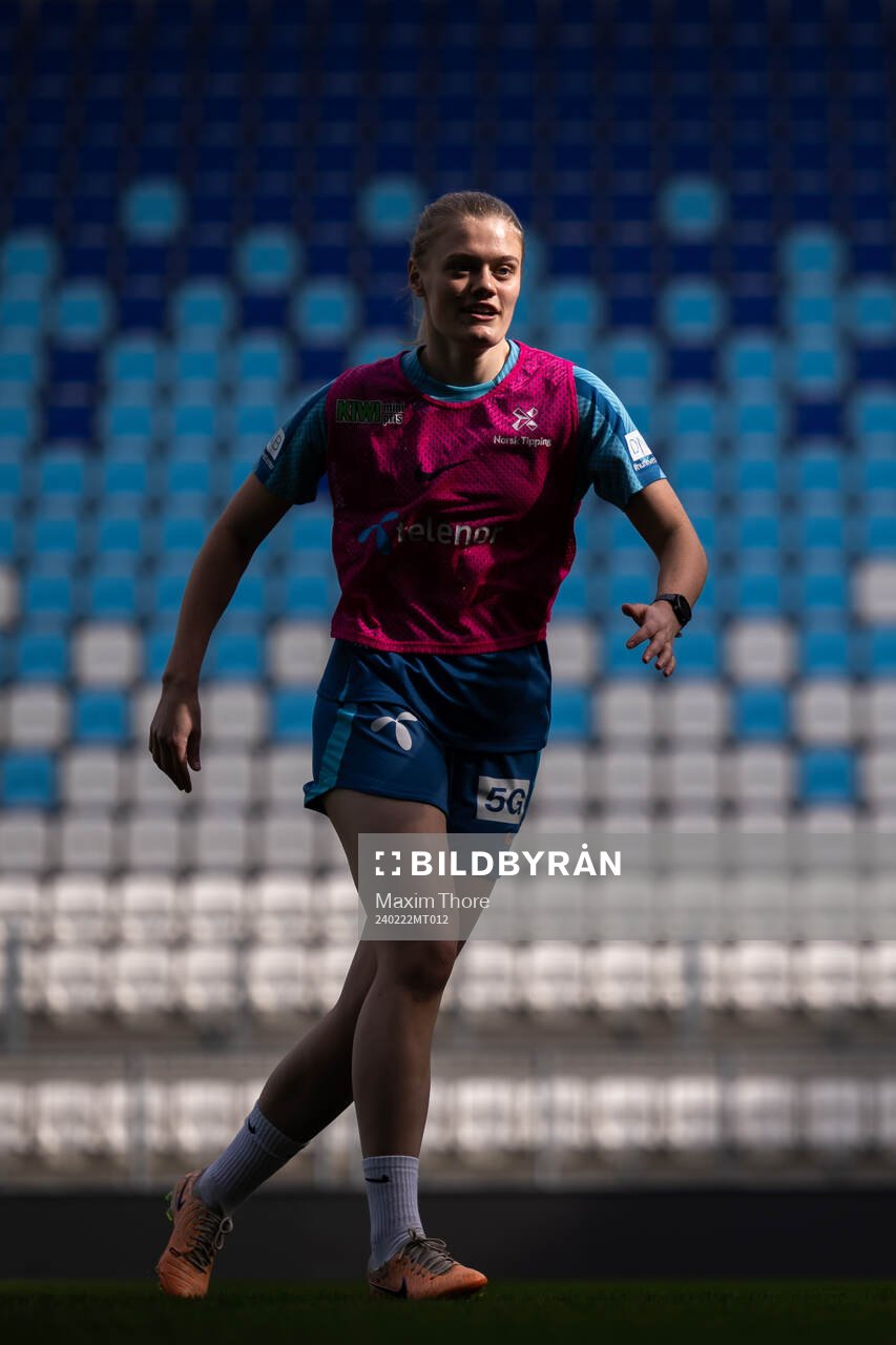Mathilde Harviken of the Norwegian women's national