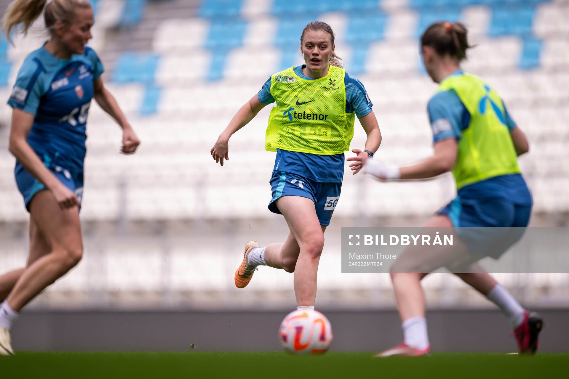 Mathilde Harviken of the Norwegian women's national