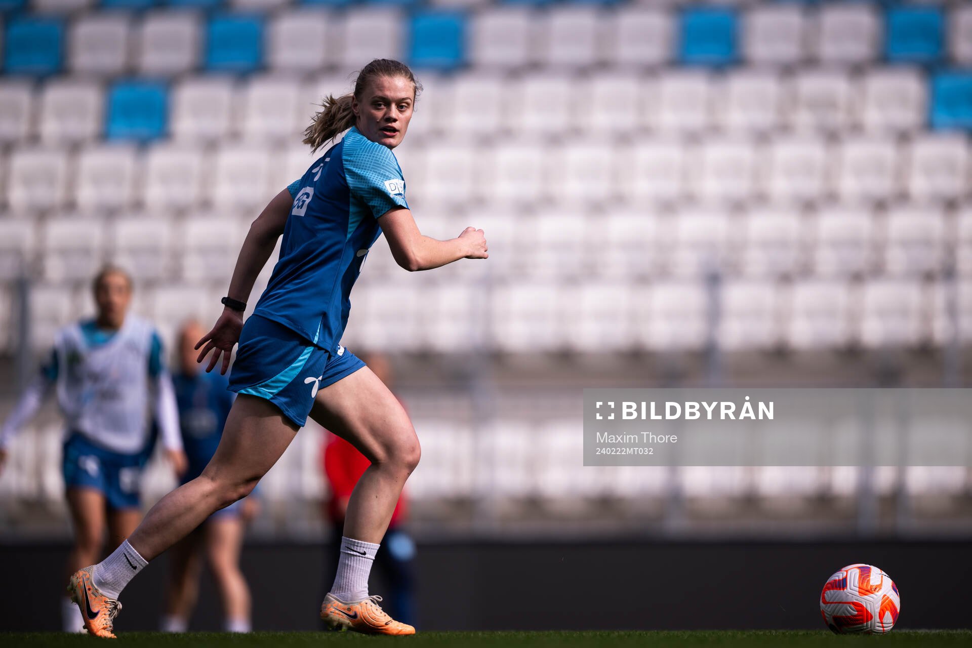 Mathilde Harviken of the Norwegian women's national