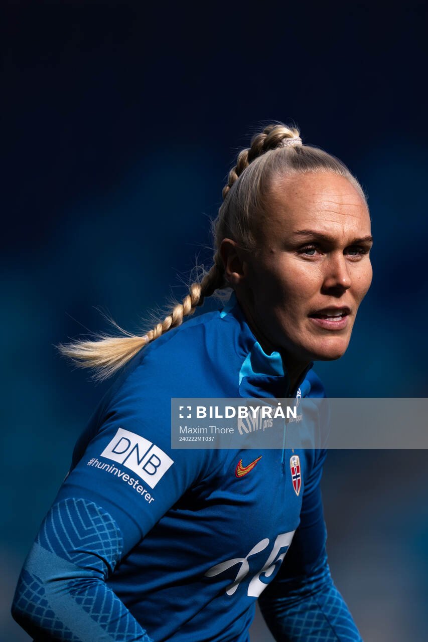Maria Thorisdottir of the Norwegian women's national