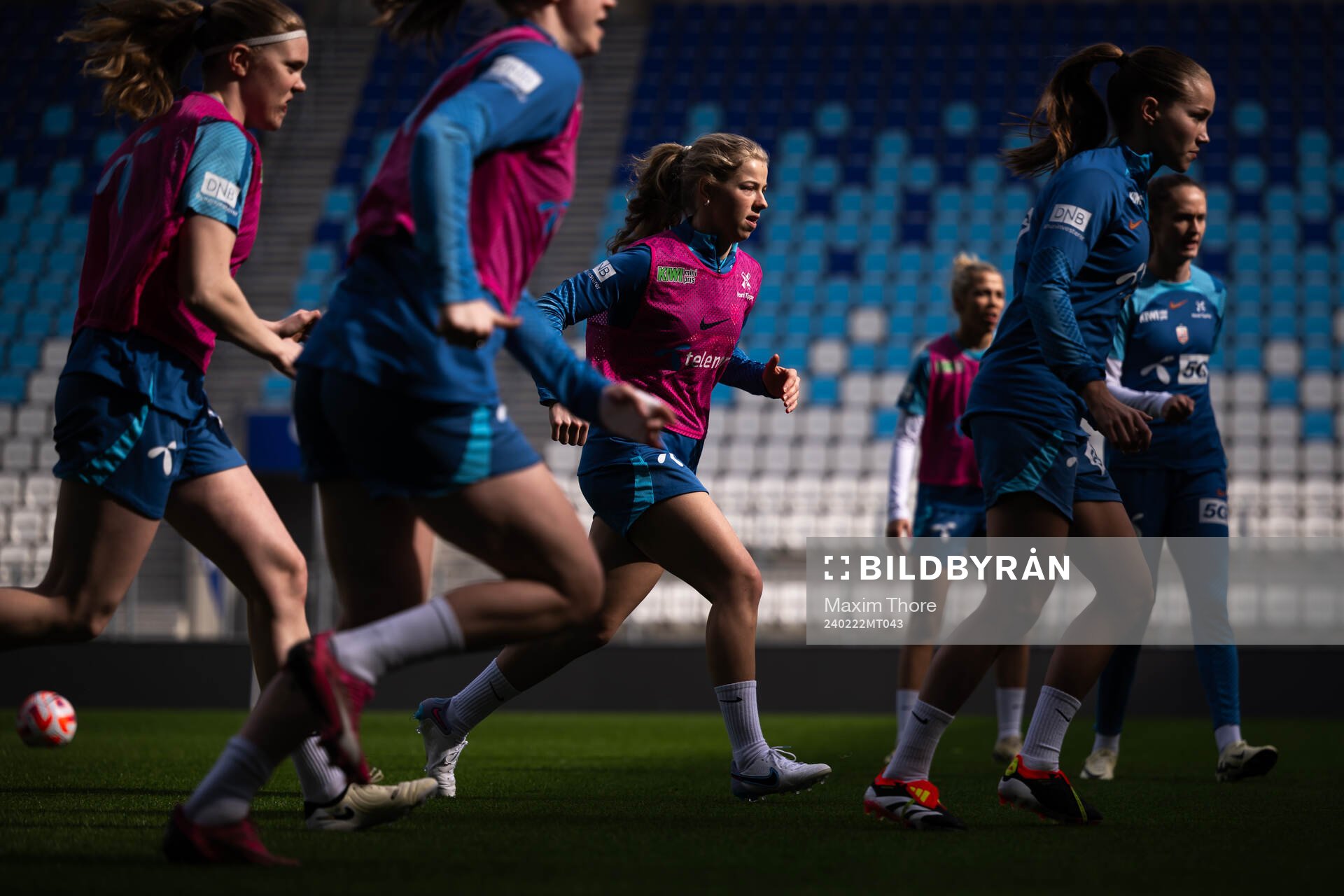 Justine Kielland of the Norwegian women's national football