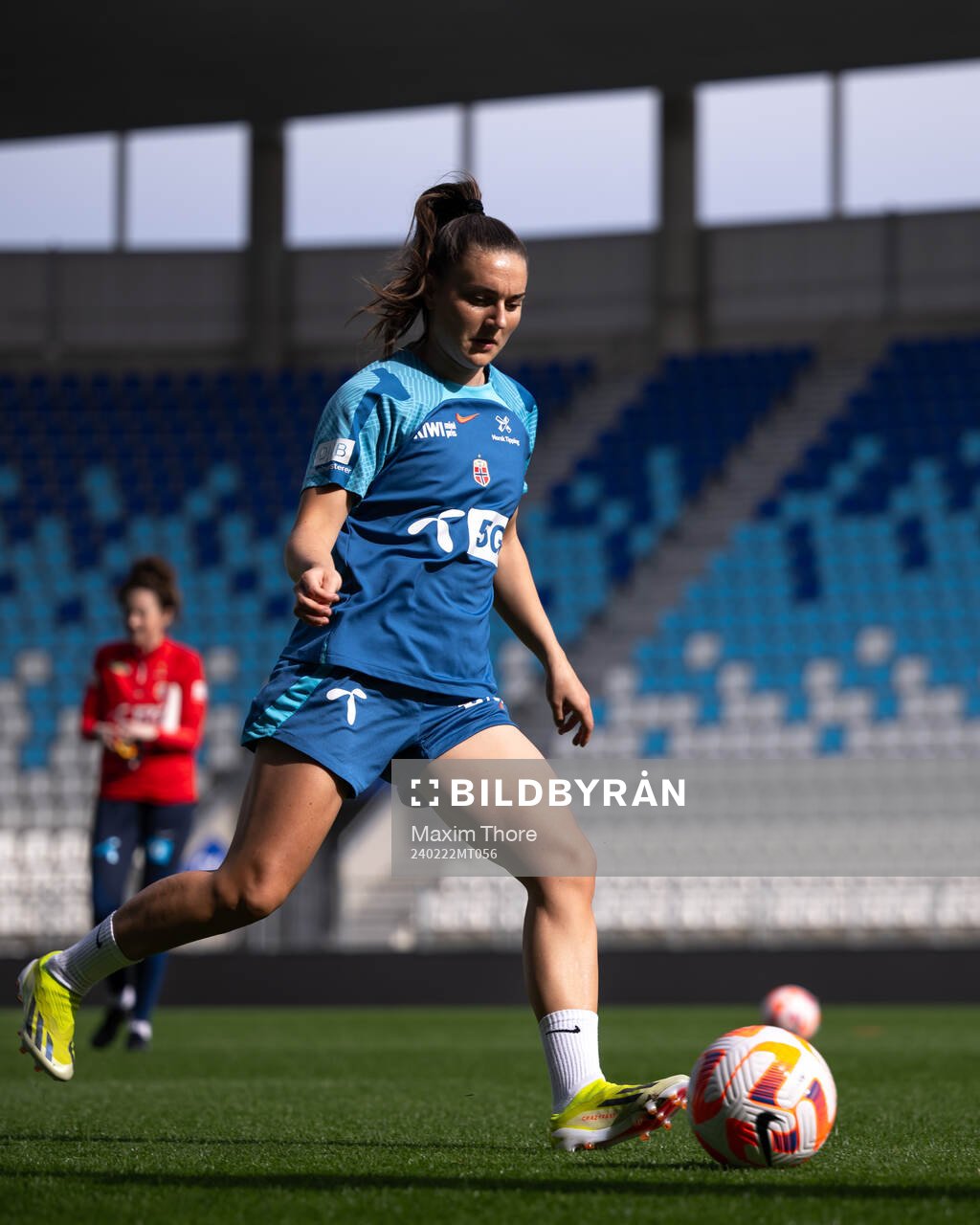 Vilde Bøe Risa of the Norwegian women's national football