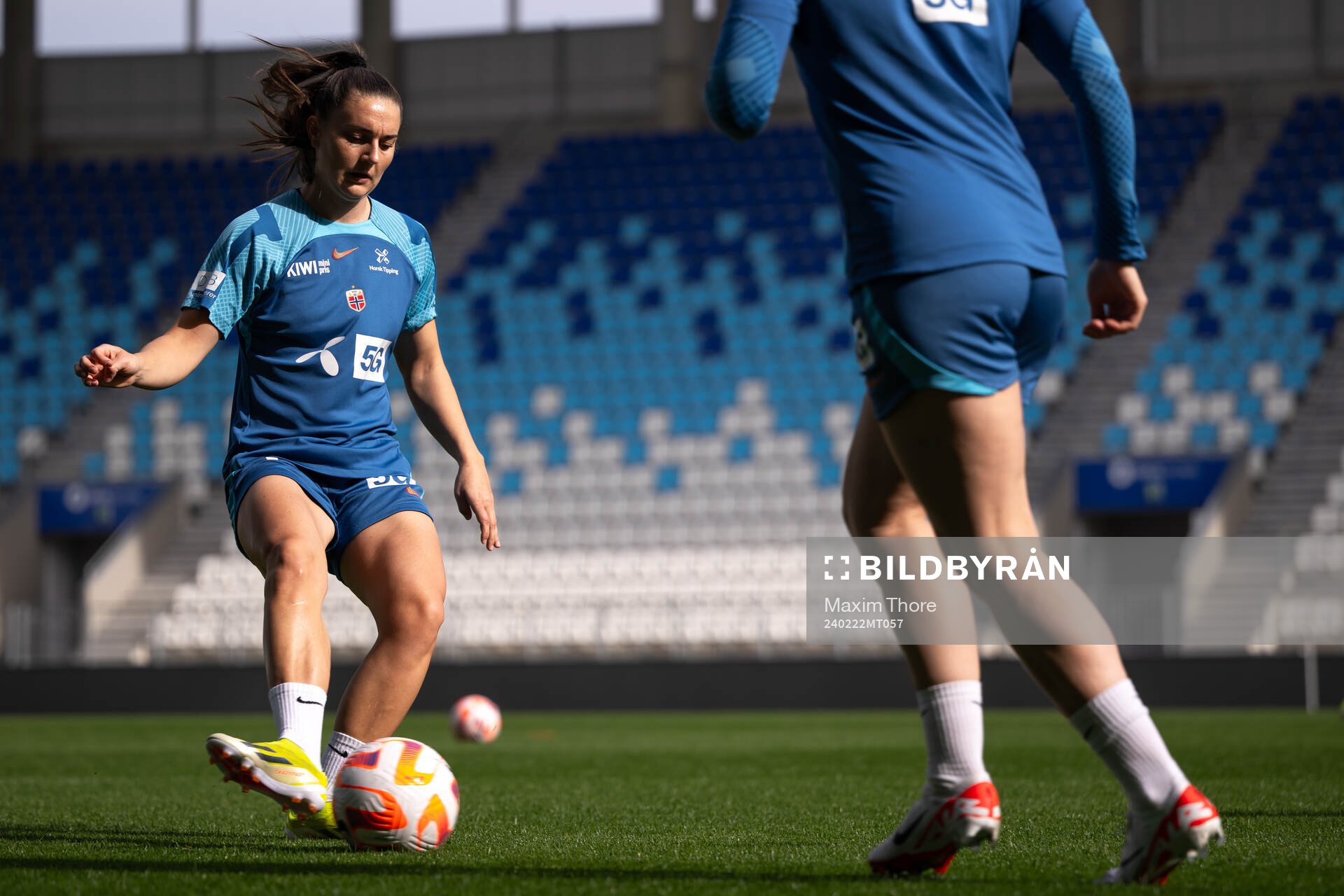 Vilde Bøe Risa of the Norwegian women's national football