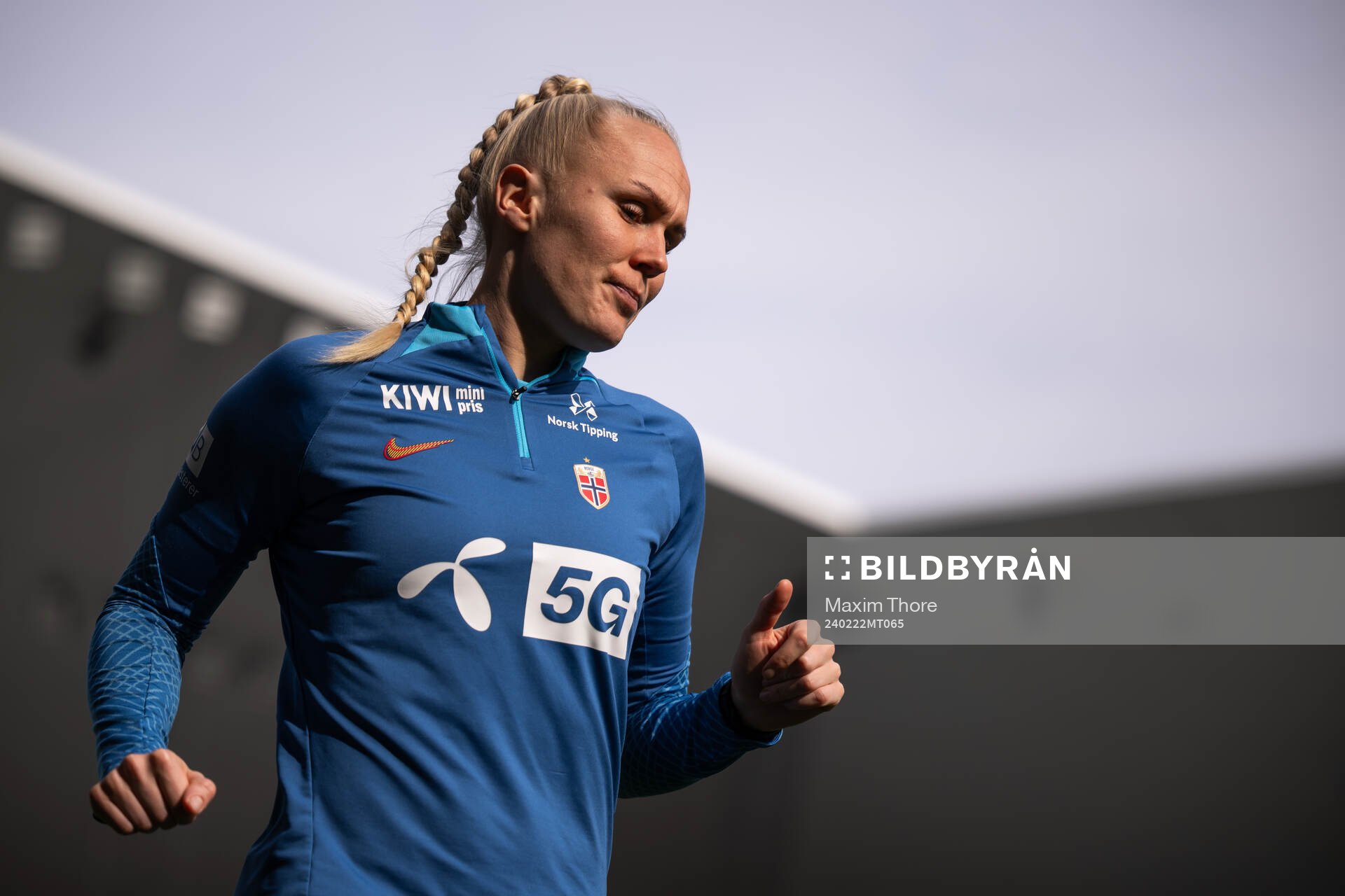 Maria Thorisdottir of the Norwegian women's national
